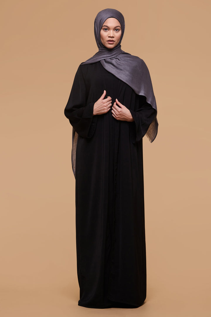 Black Soft Touch Slip Dress - CAVE