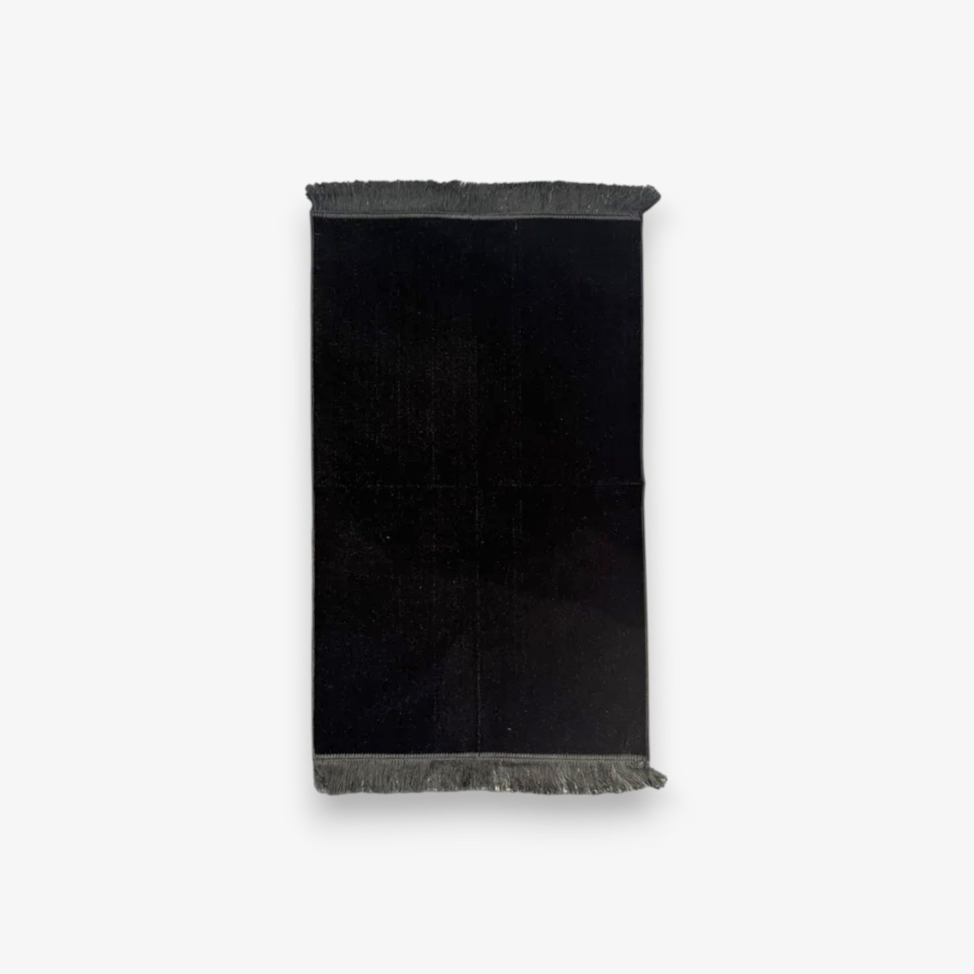 Velvet Black Prayer Mat