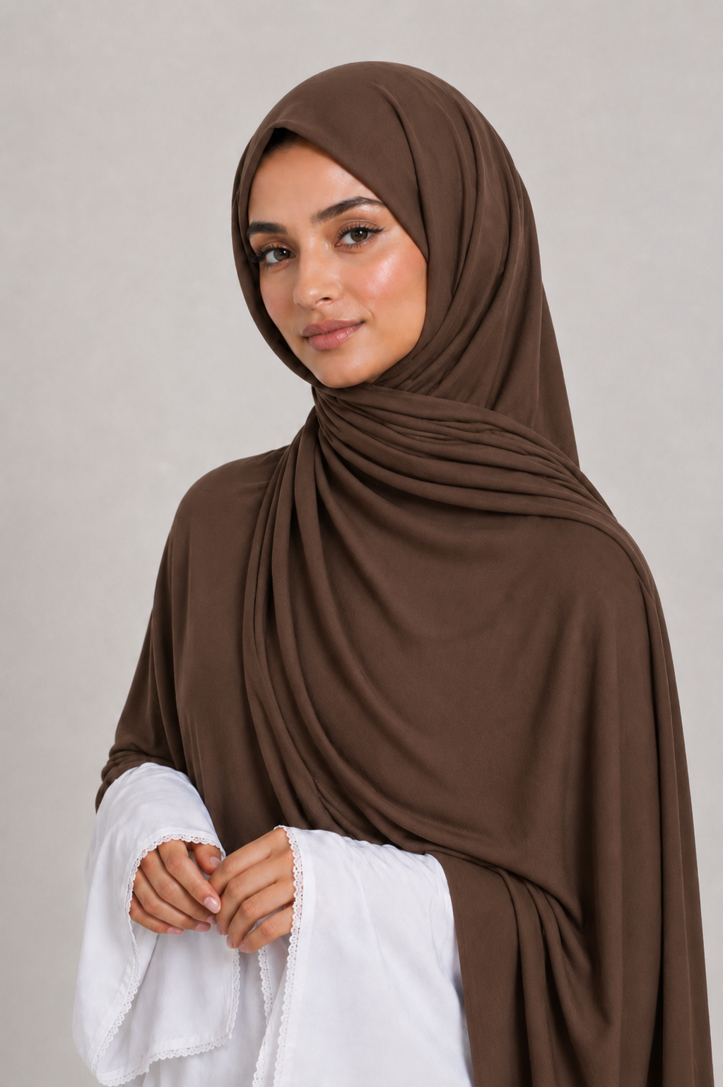 Jersey Hijab | Brown