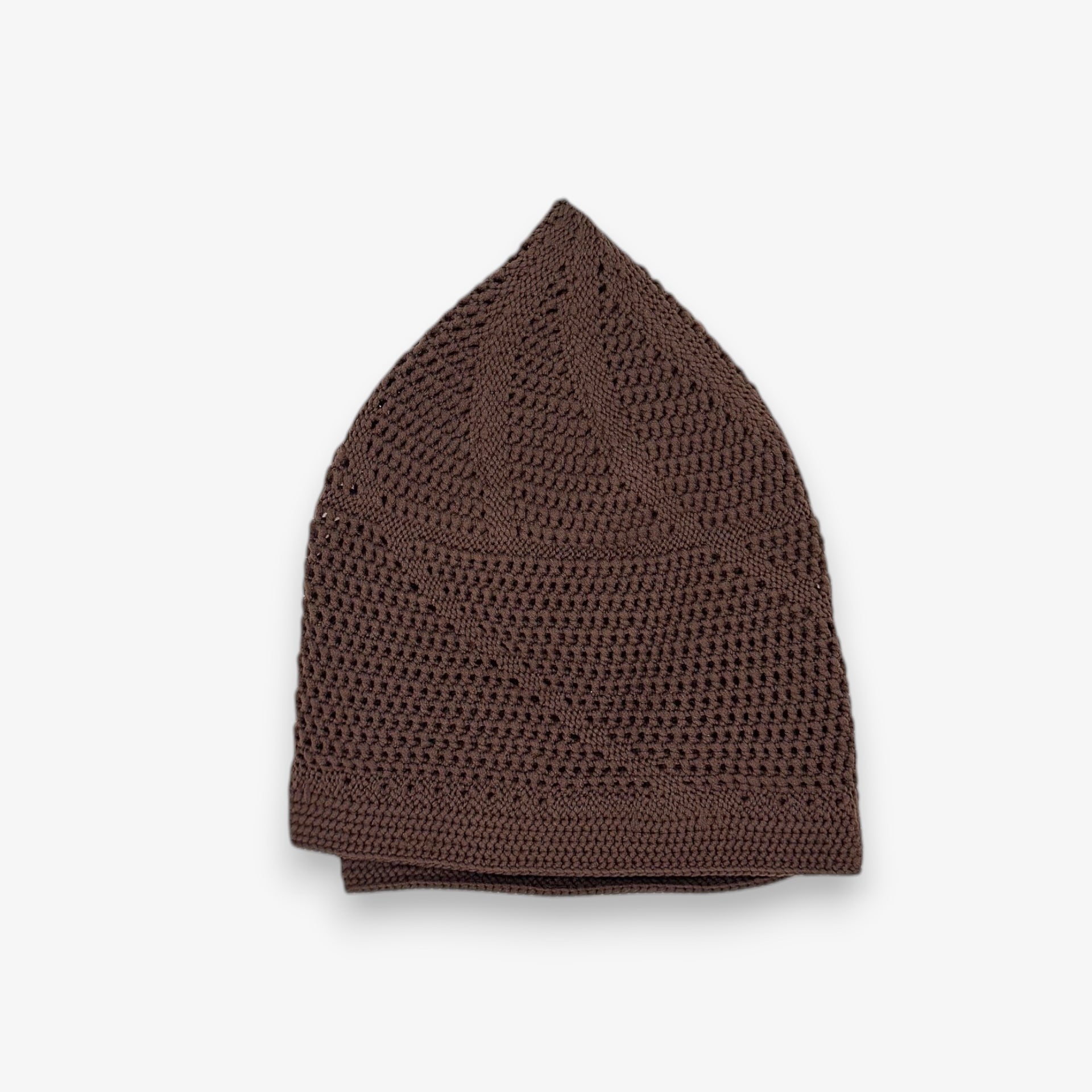 Soylu Dark Brown Prayer Hat