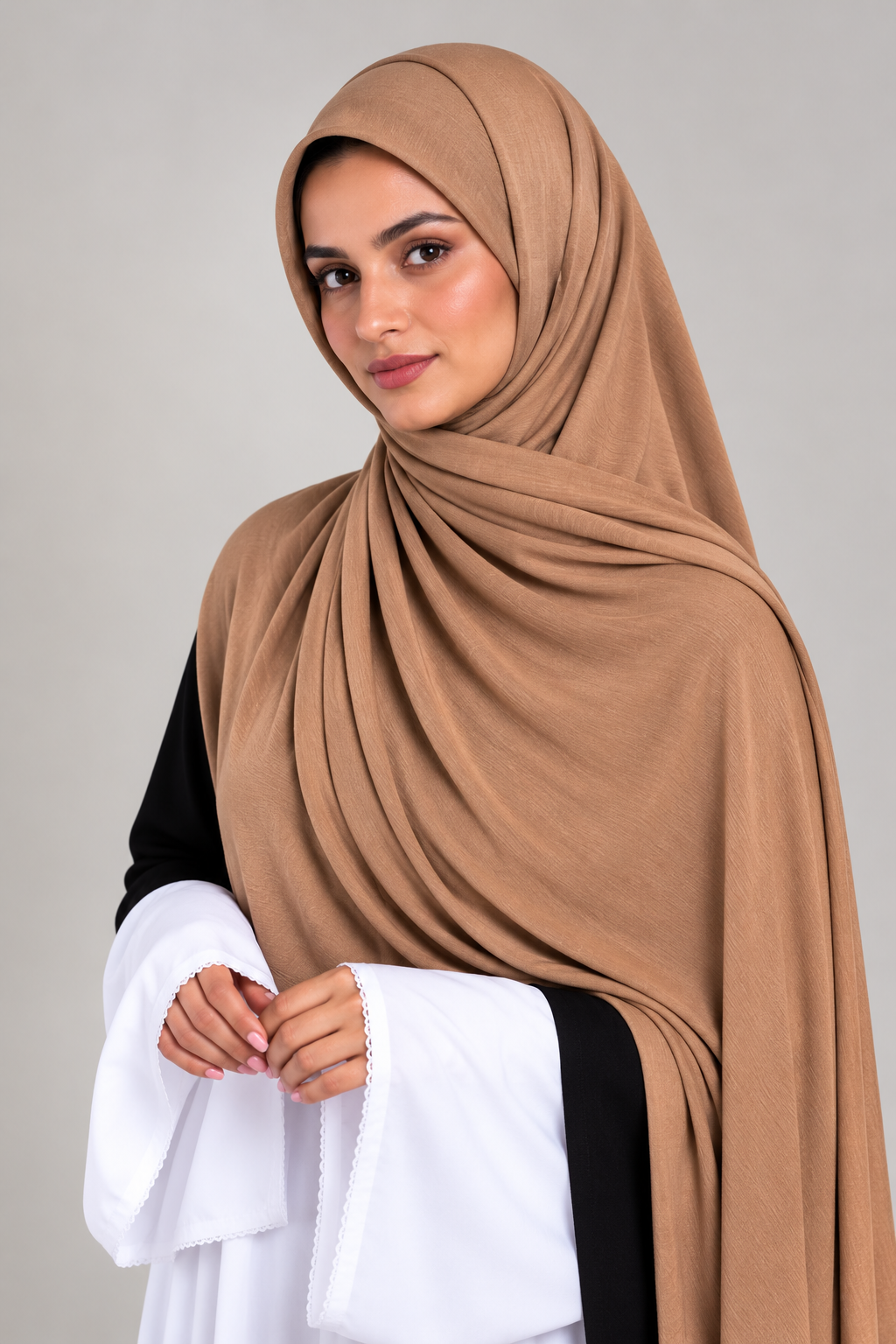 Jersey Hijab | Camel