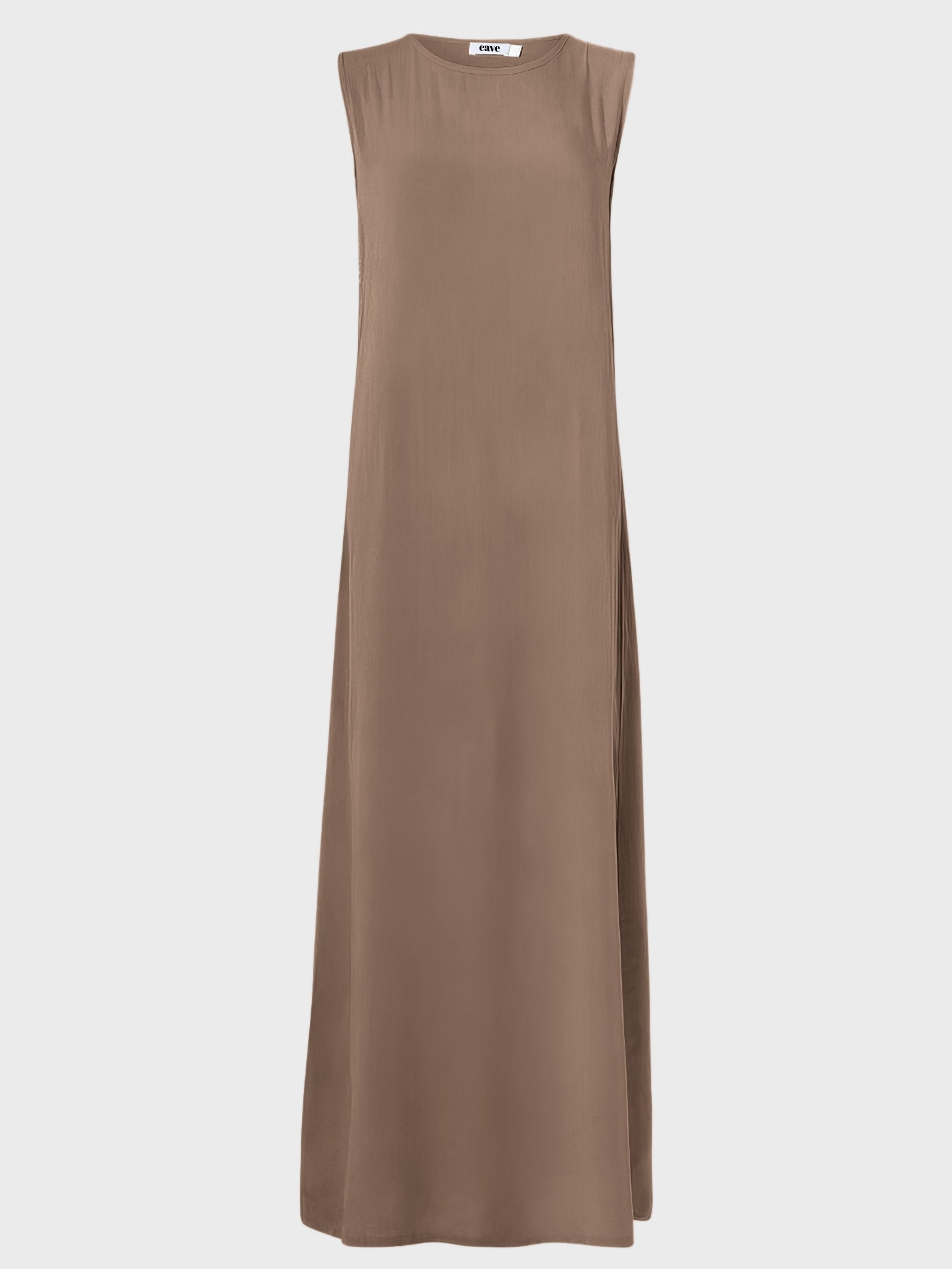Caramel Brown Soft Touch Slip Dress - CAVE