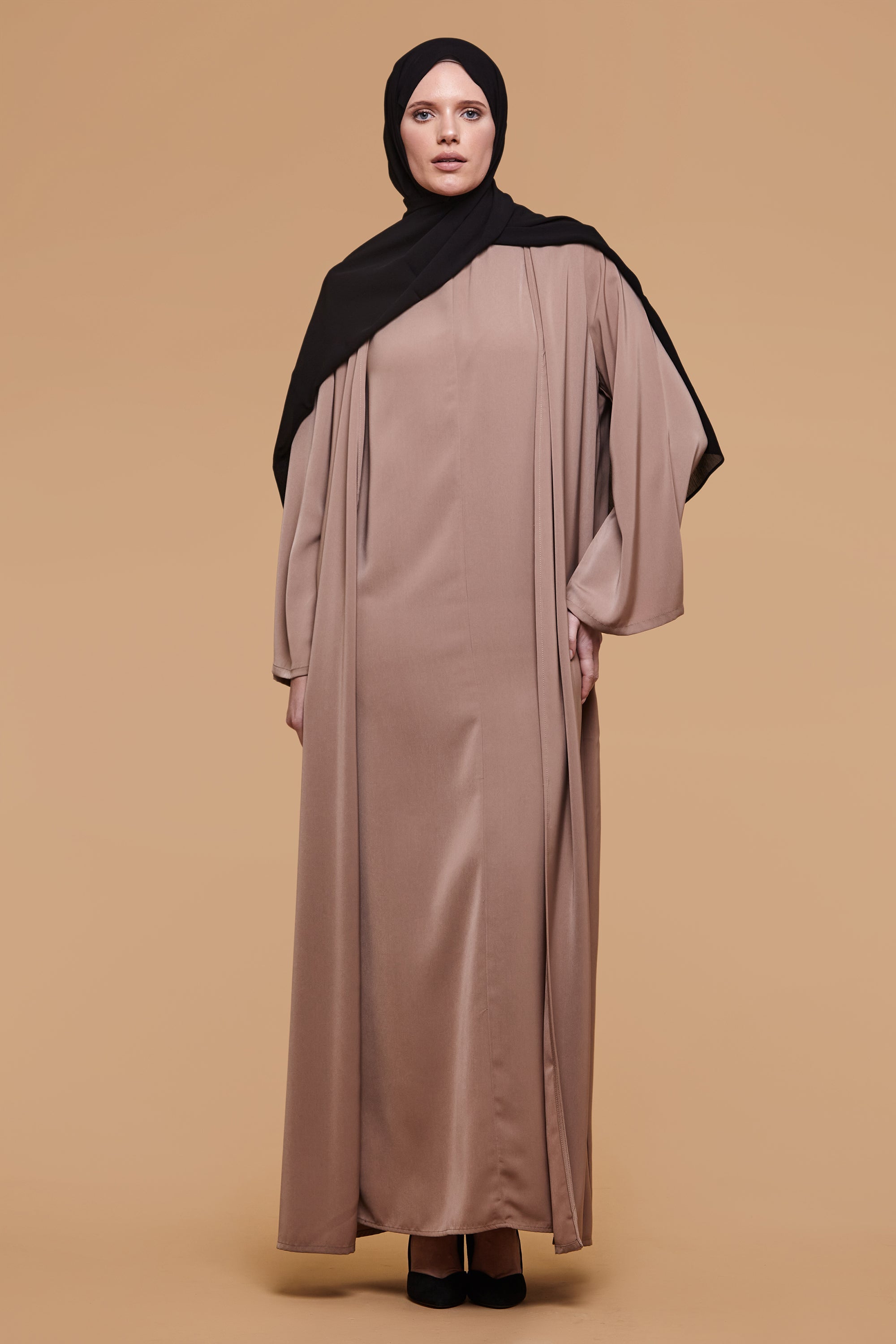 Caramel Brown Soft Touch Slip Dress - CAVE