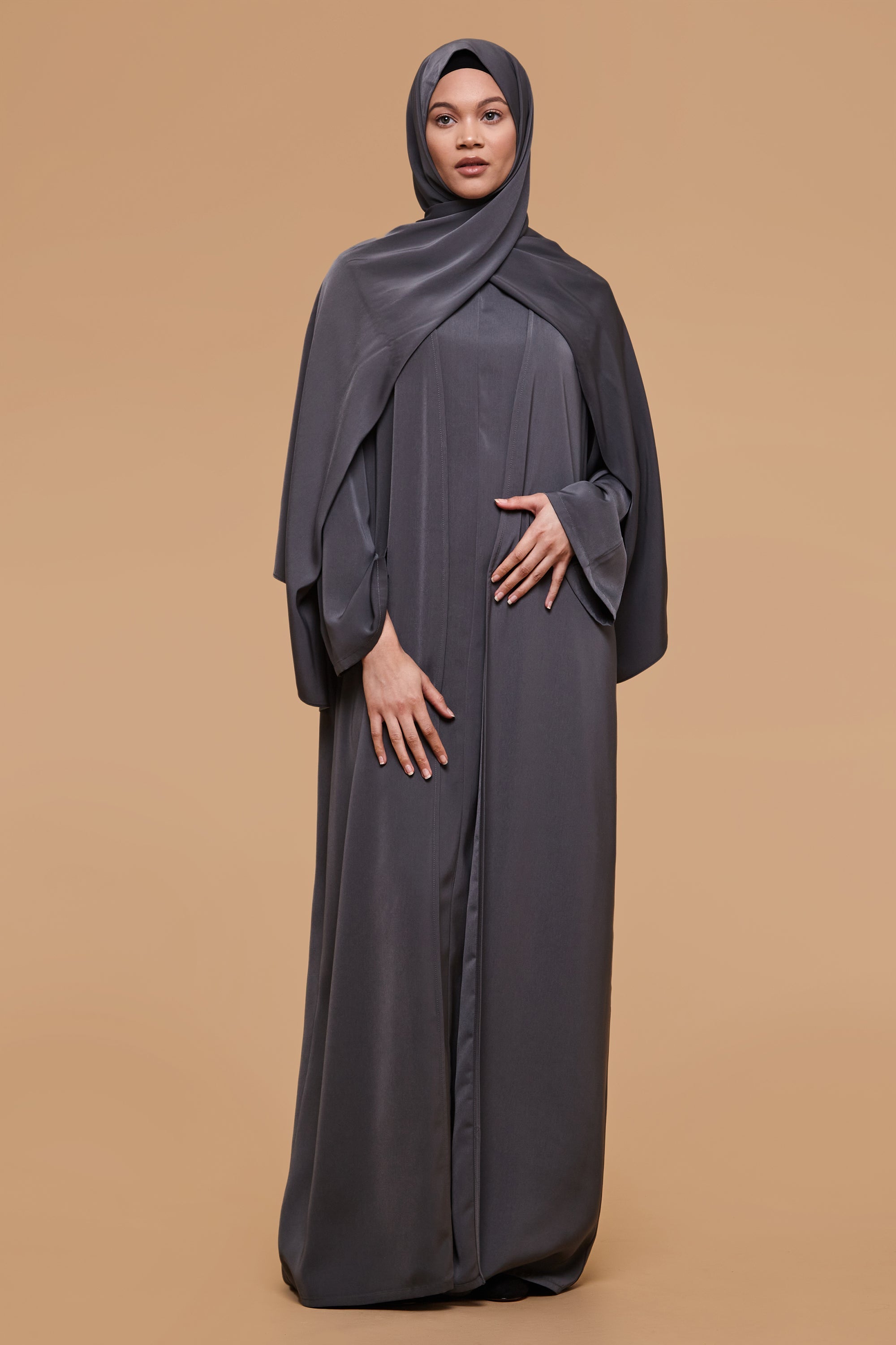Charcoal Soft Touch Kimono - CAVE