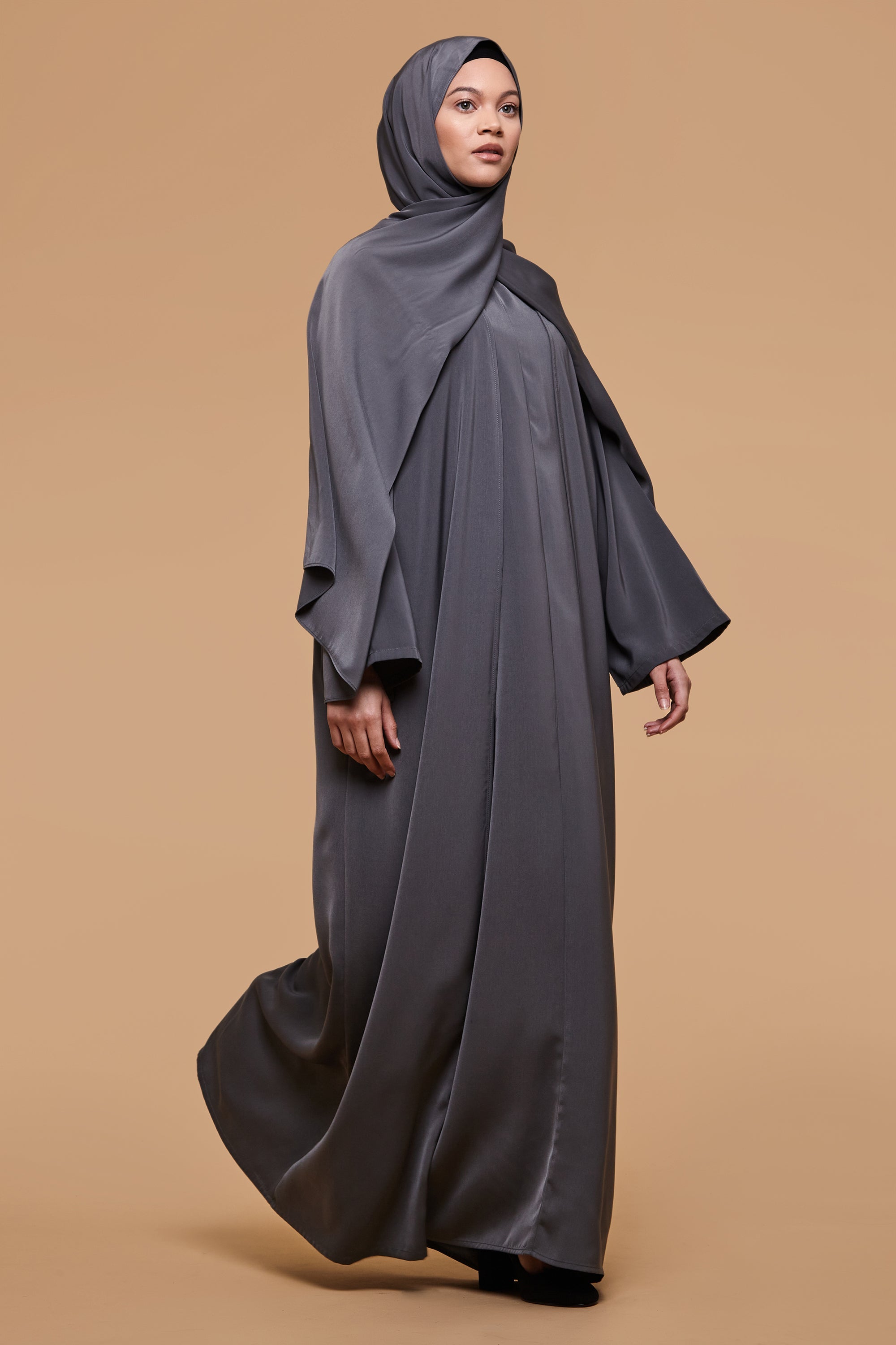 Charcoal Soft Touch Kimono - CAVE