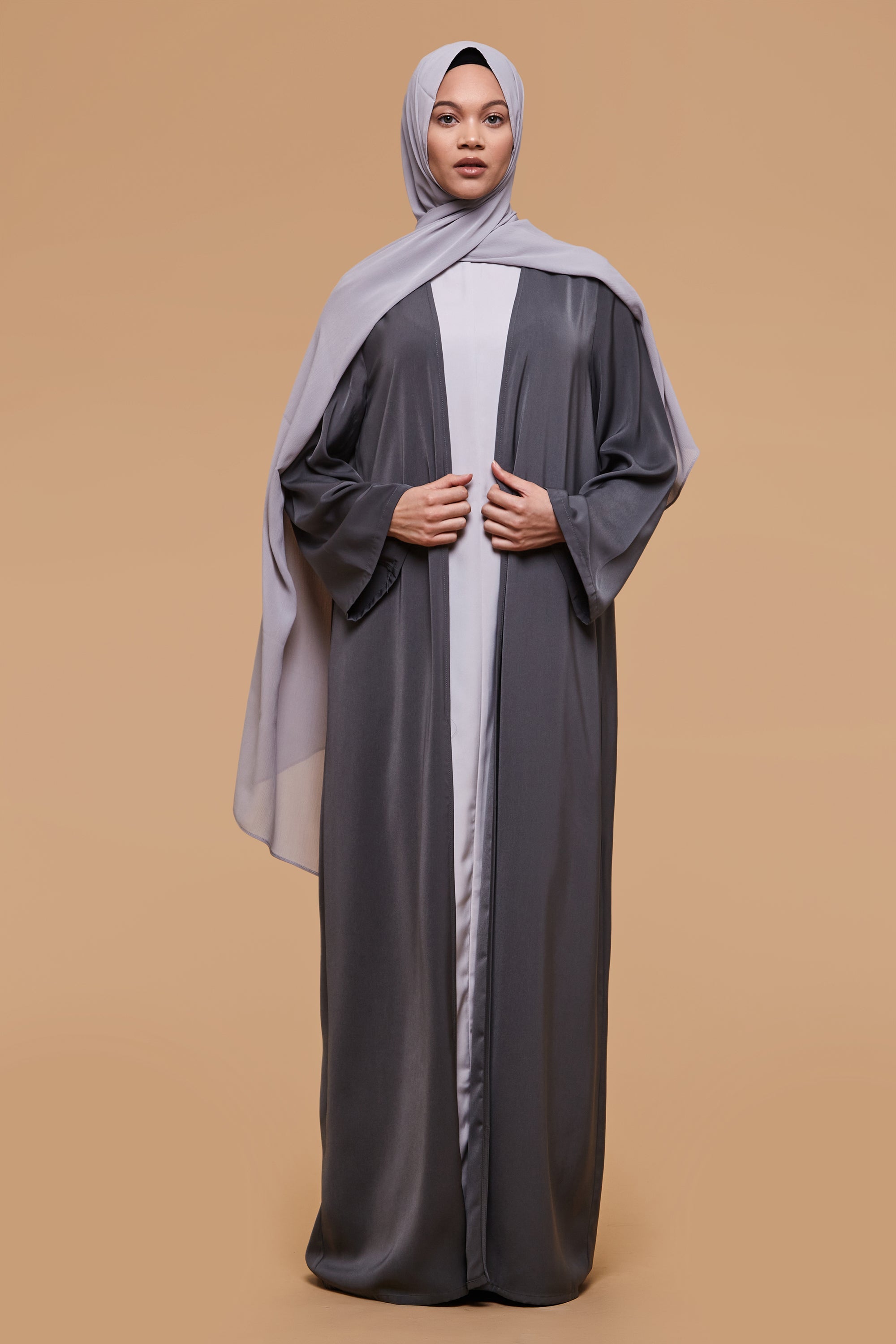 Charcoal Soft Touch Kimono - CAVE