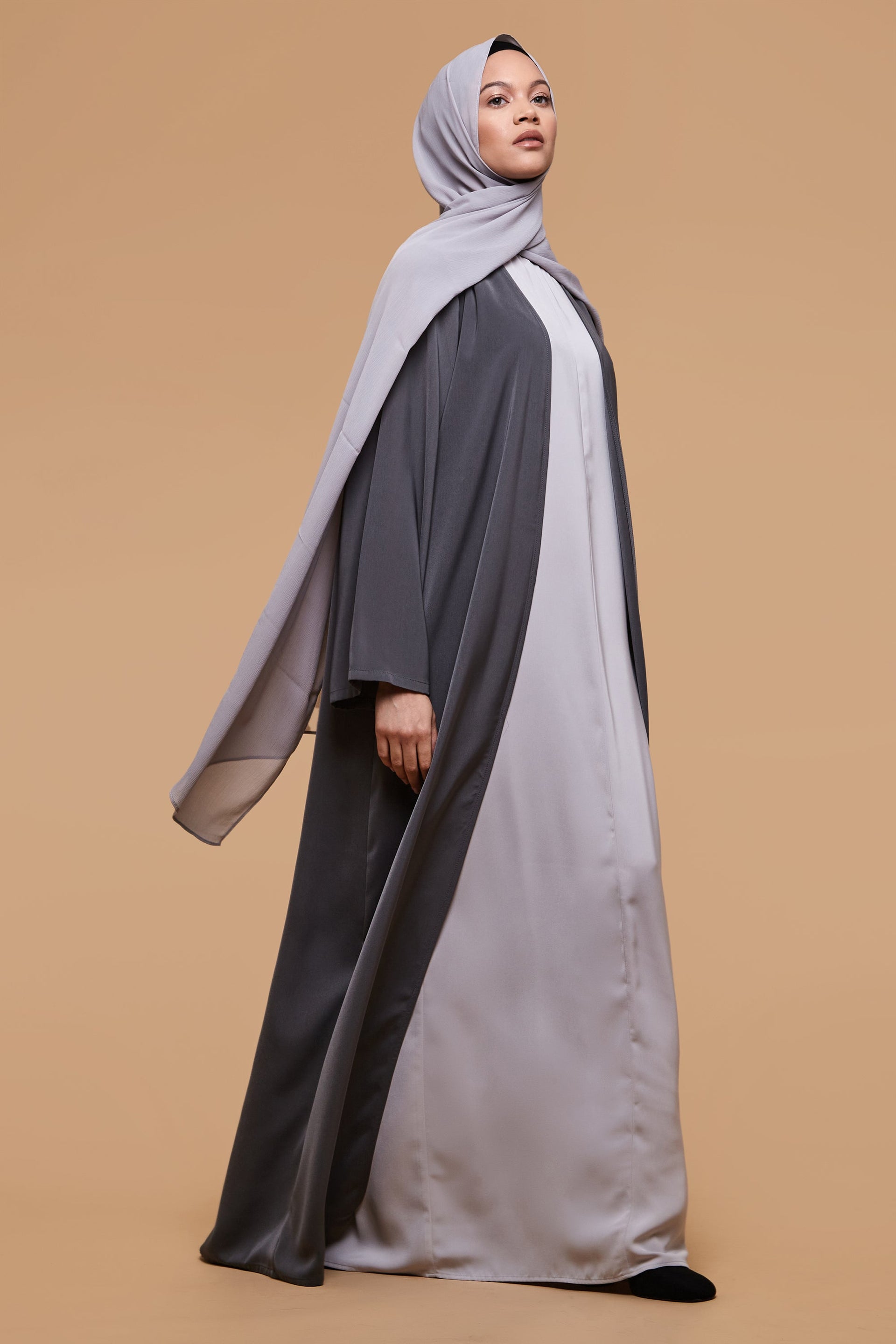 Charcoal Soft Touch Kimono - CAVE