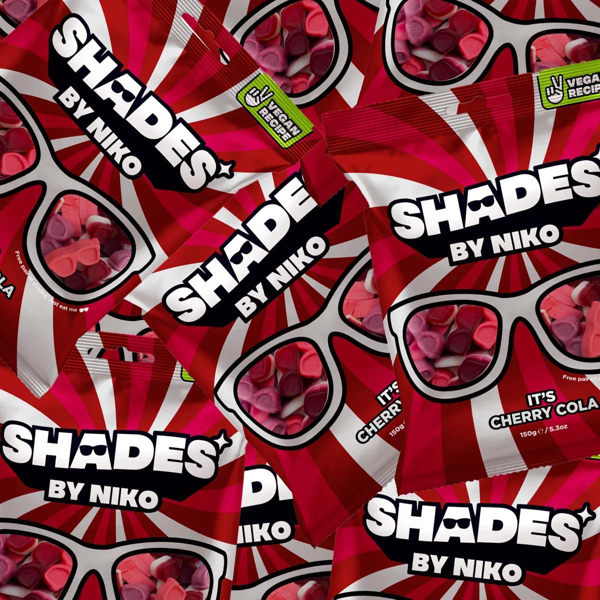 Shades by Niko It's Cherry Cola Flavour Bag 150g