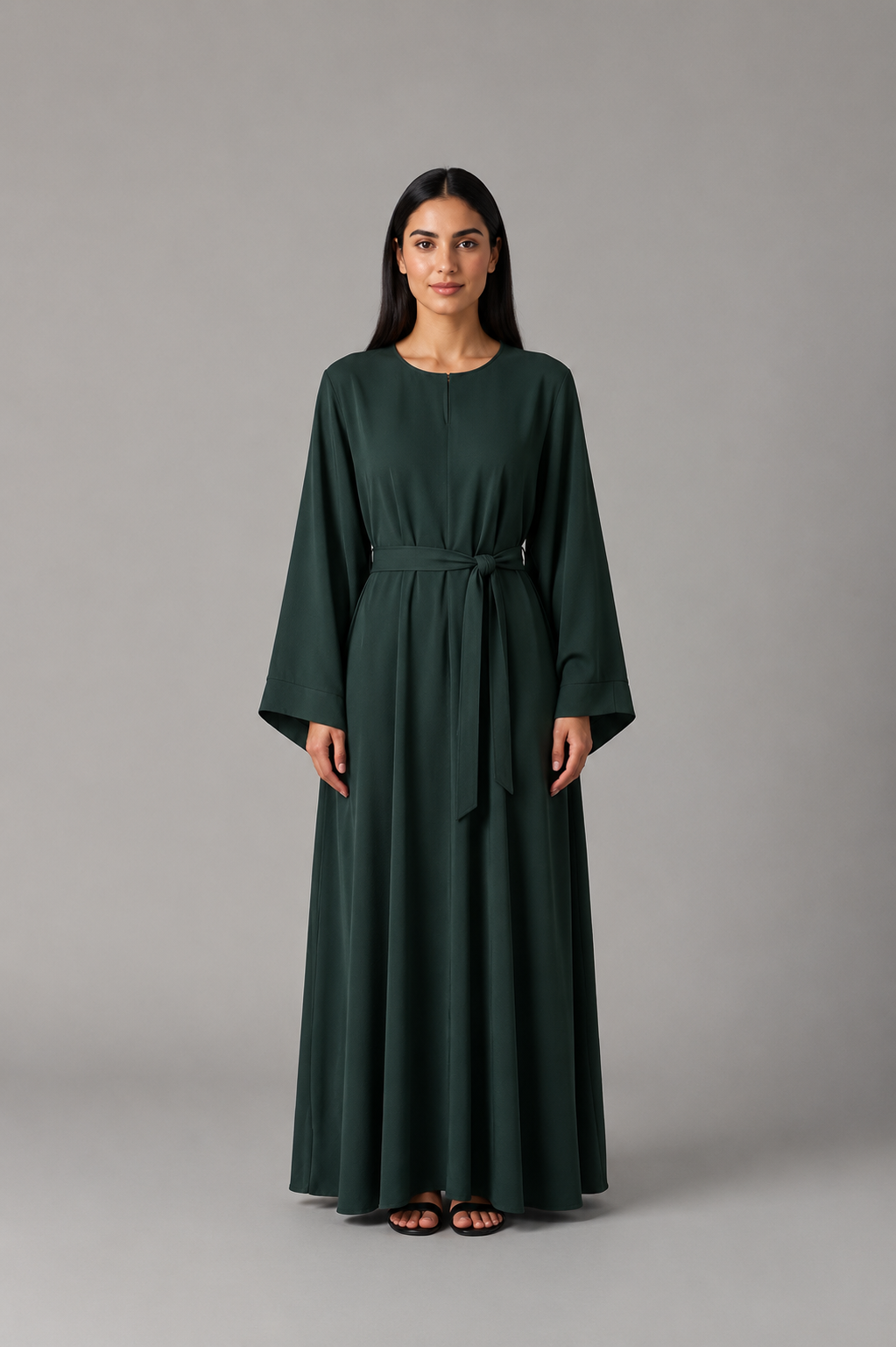 Classic Deep Green Abaya