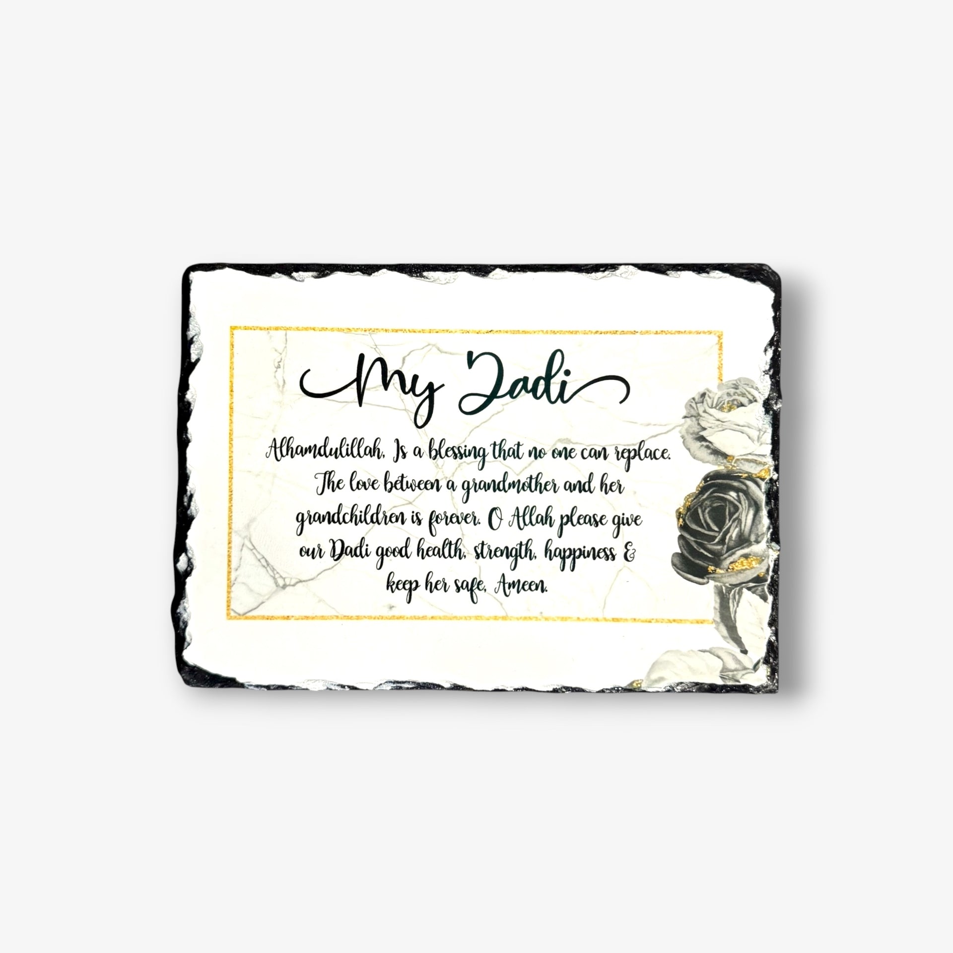 My Dadi Black Rose Slate