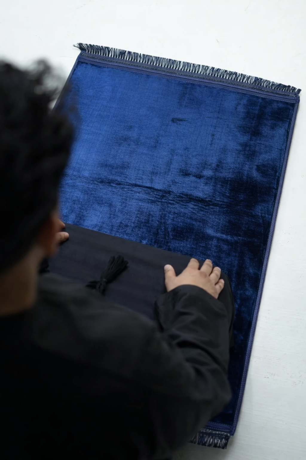 Deep Blue Foam Prayer Mat