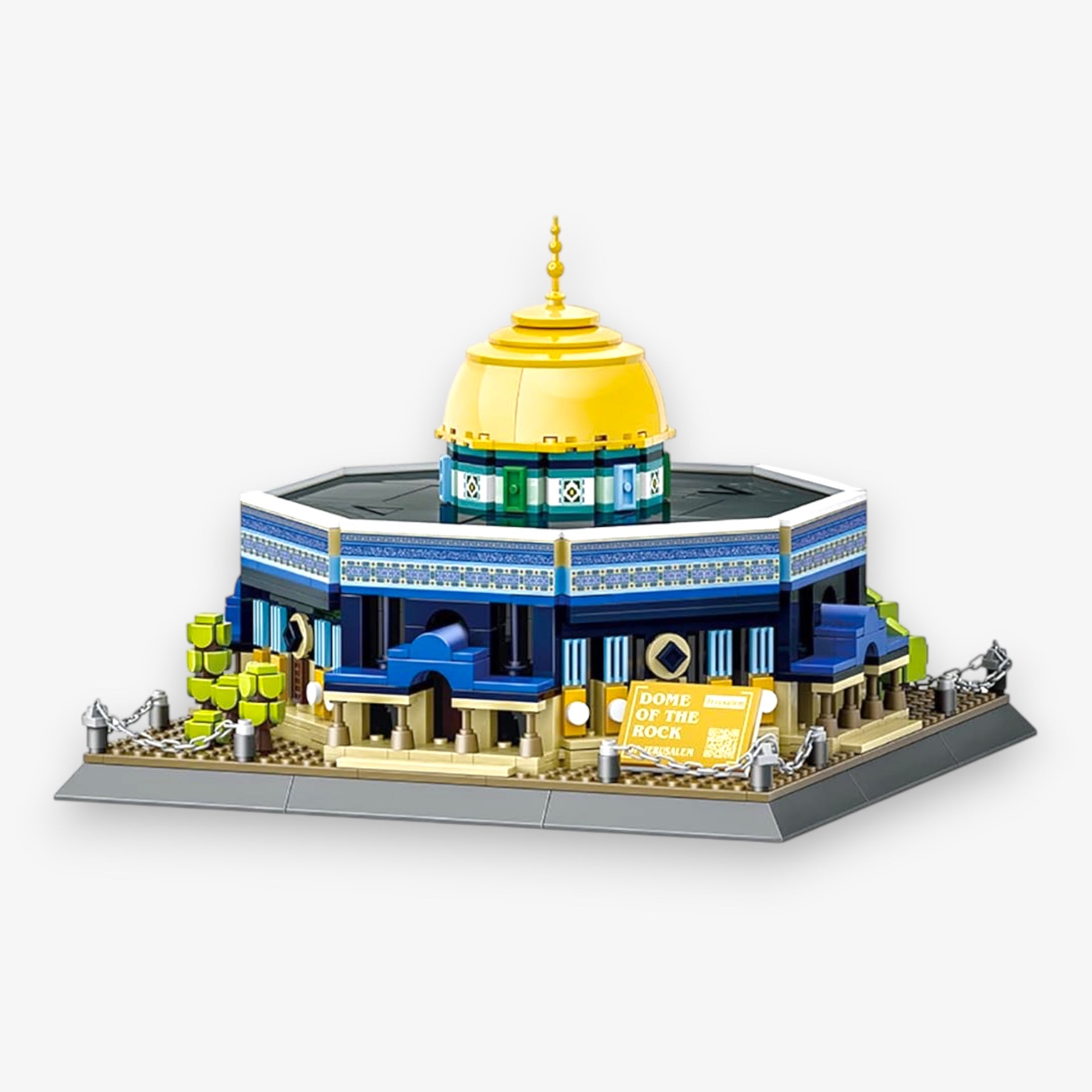Dome Of The Rock Bricks Islamic Toy Building Blocks
