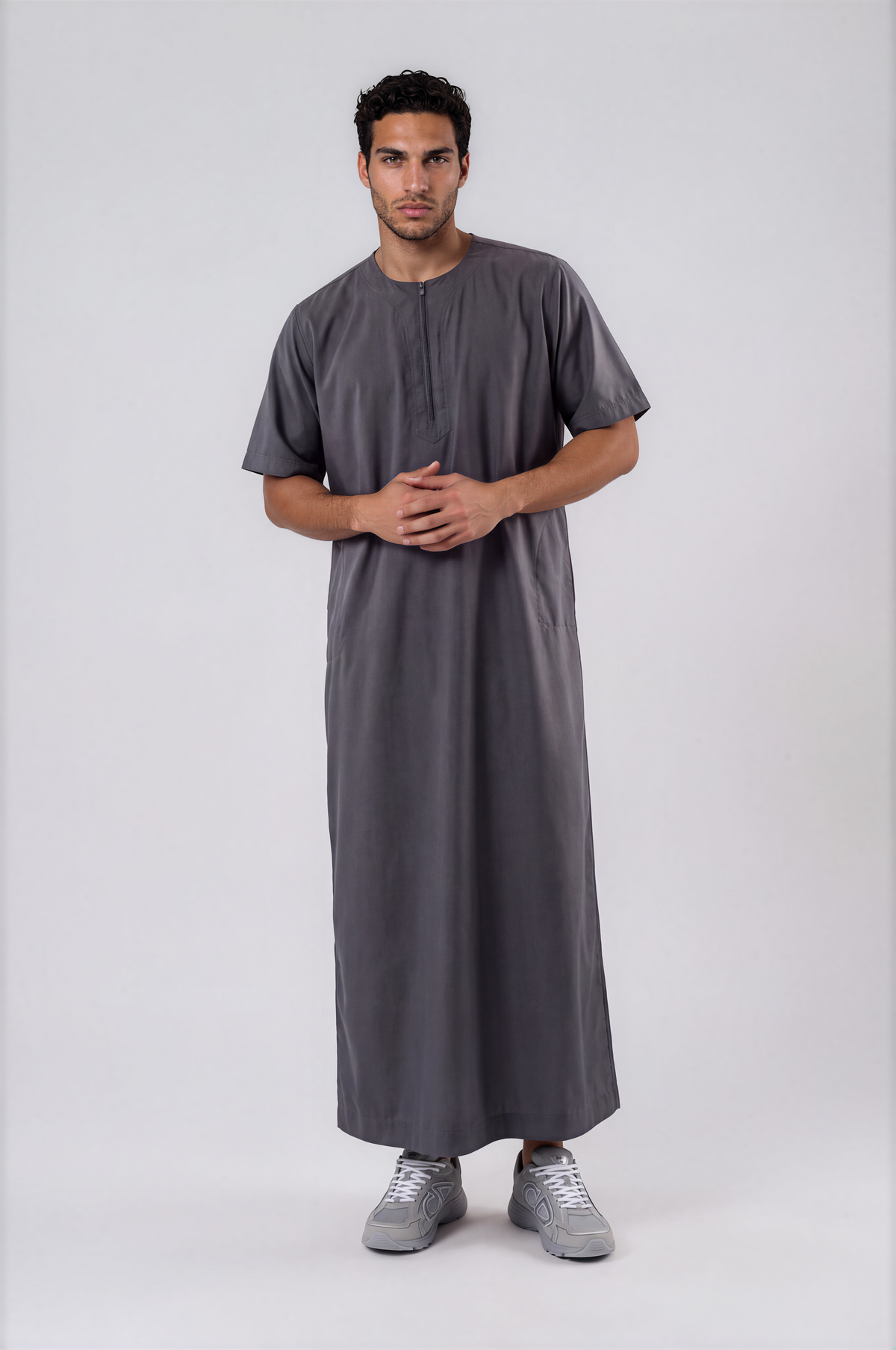 J152 C6 Charcoal Grey Half Sleeve