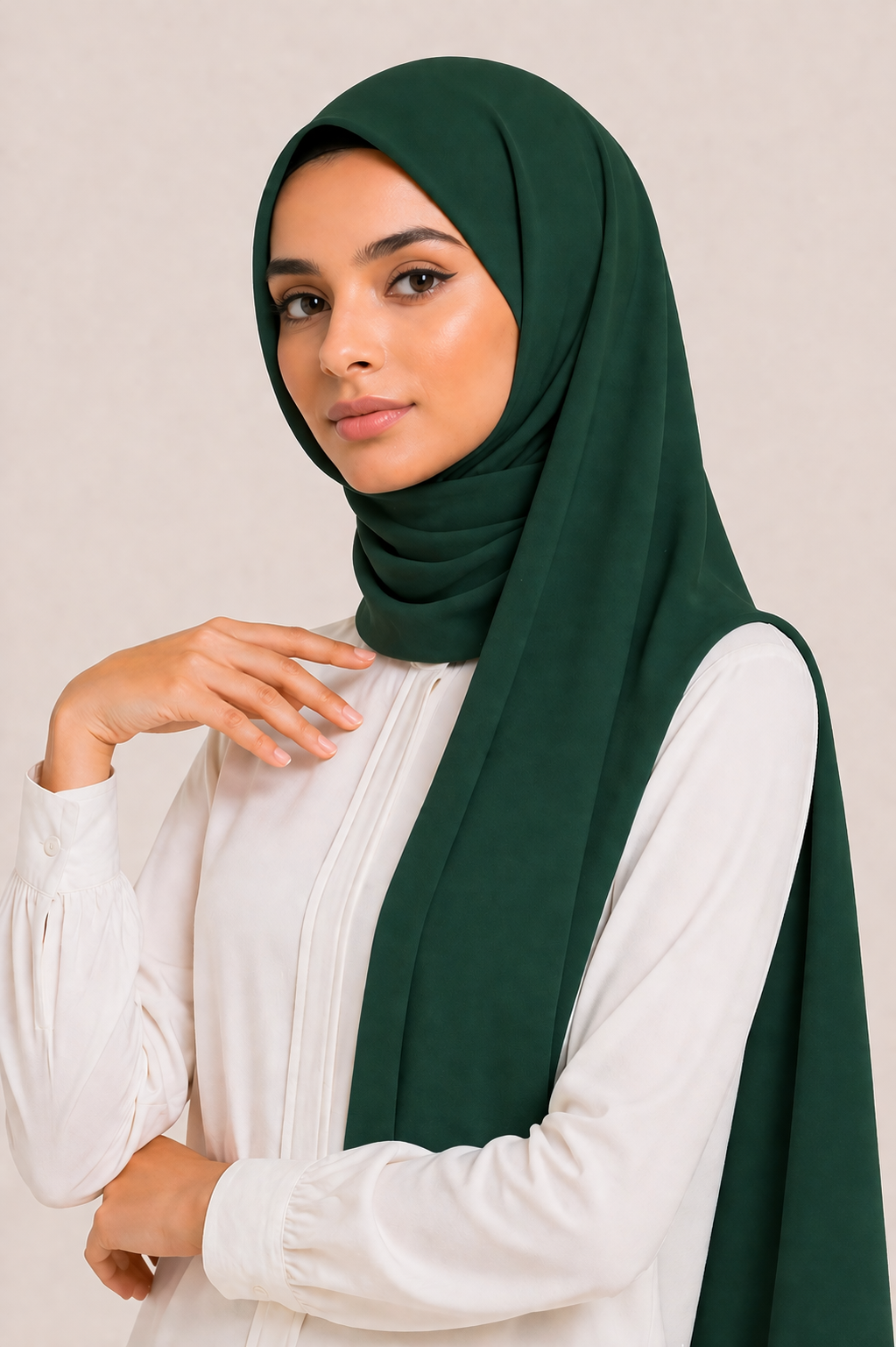 Chiffon Scarf | Evergreen