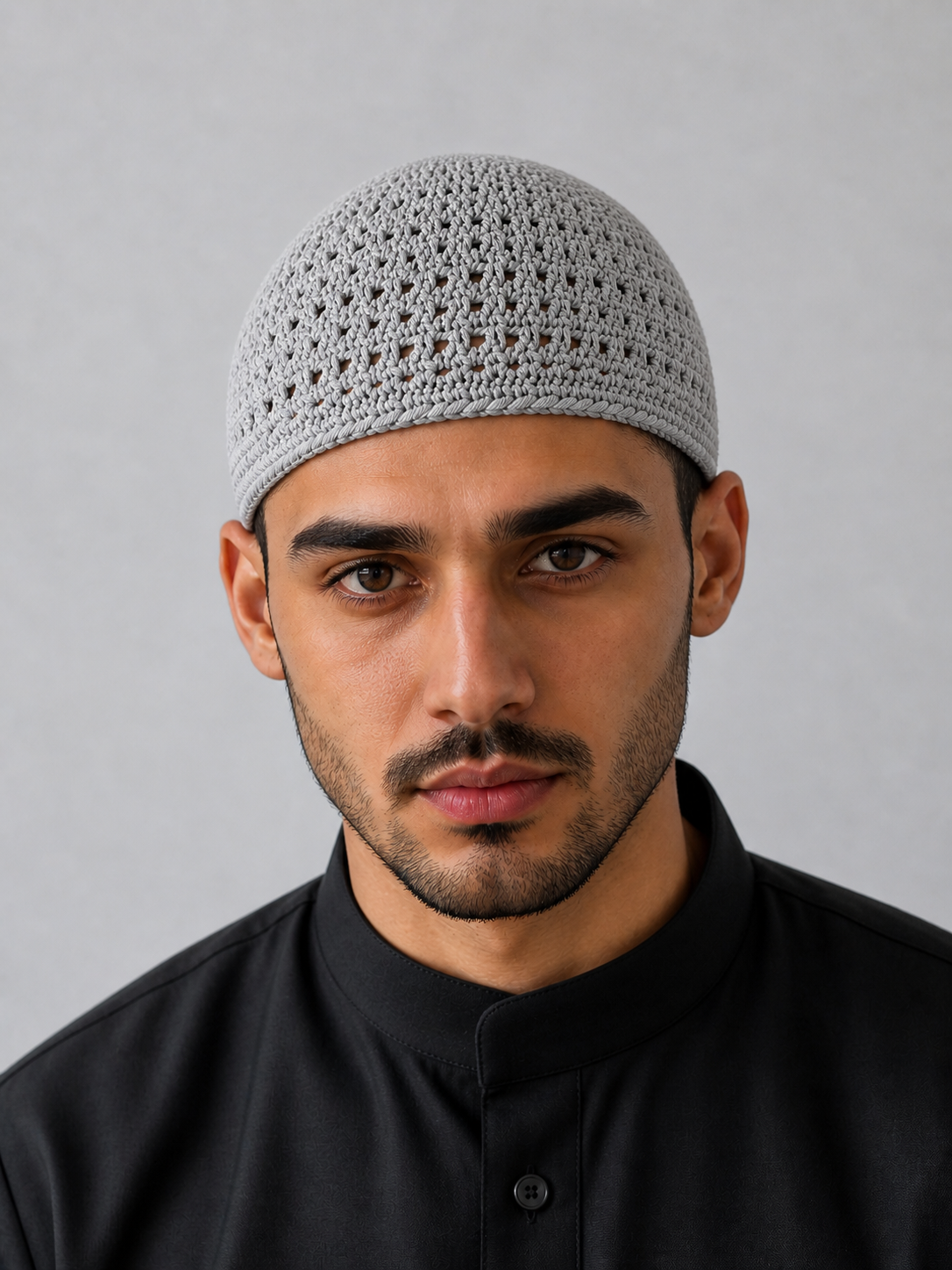 Grey Soylu Dome Prayer Hat