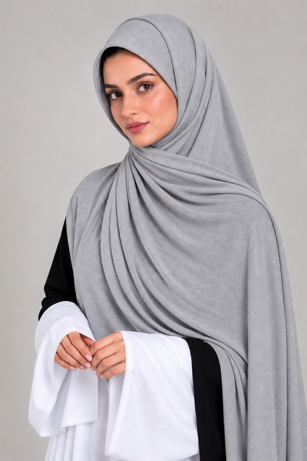 Jersey Hijab | Pale Blue-Grey