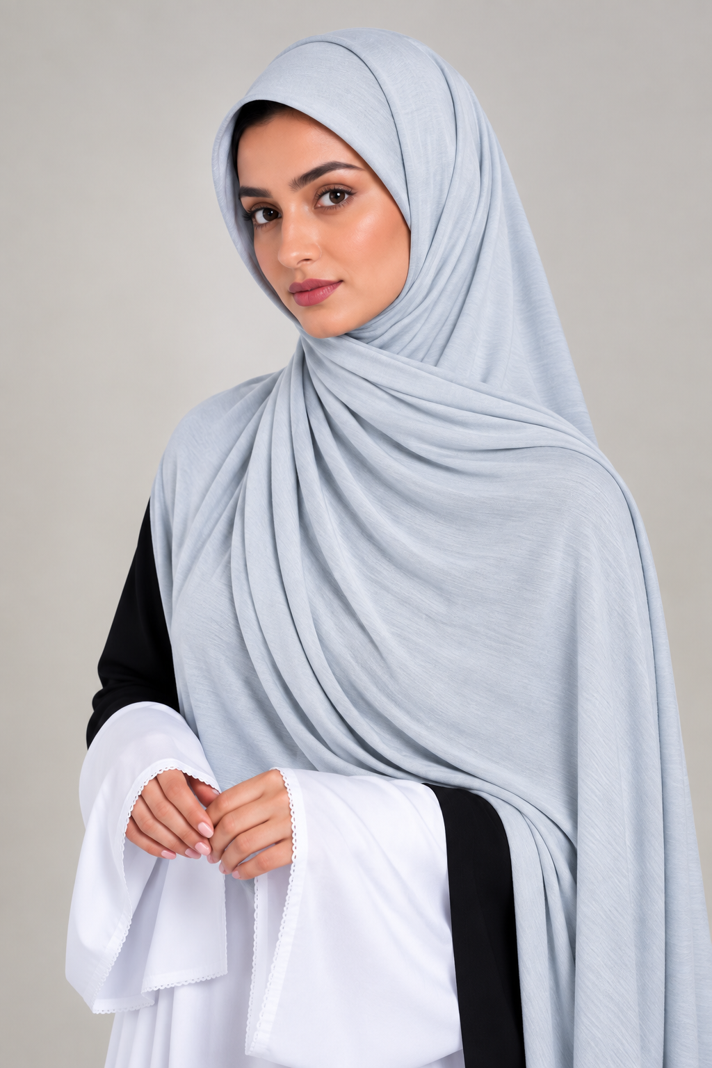 Jersey Hijab | Pale Blue-Grey