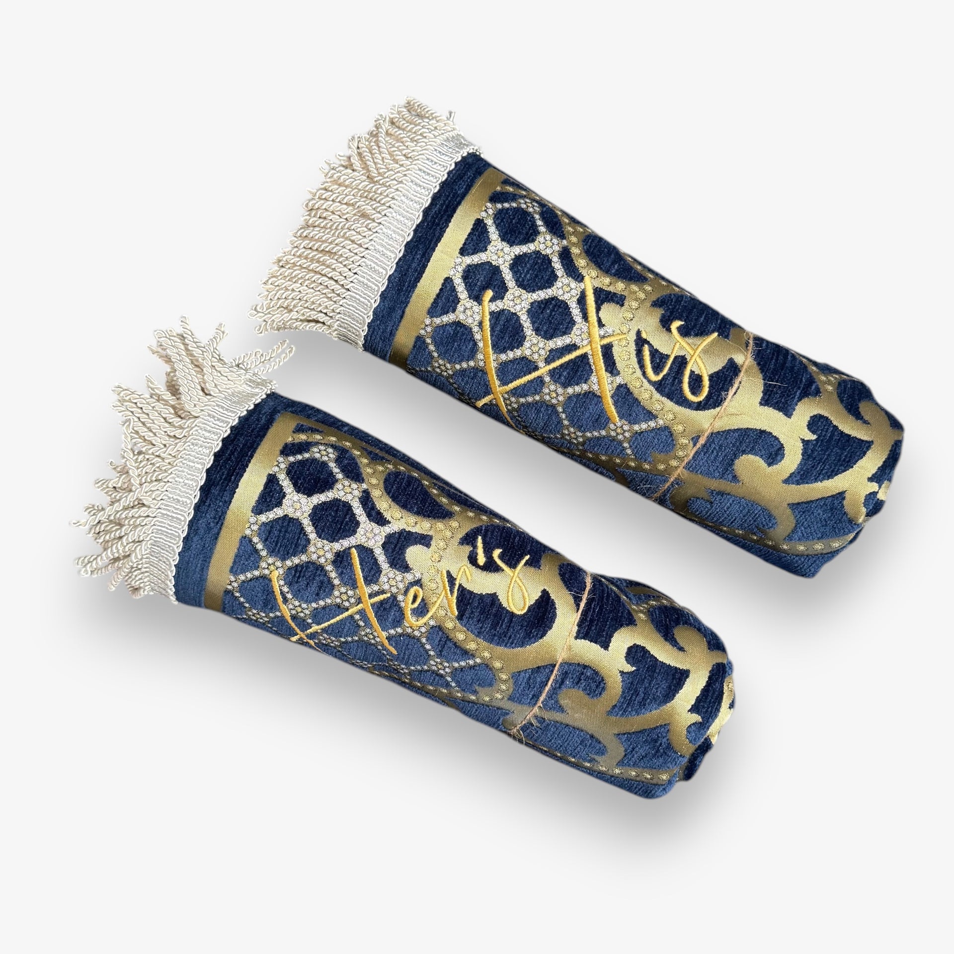 His and Hers Prayer Mat Navy