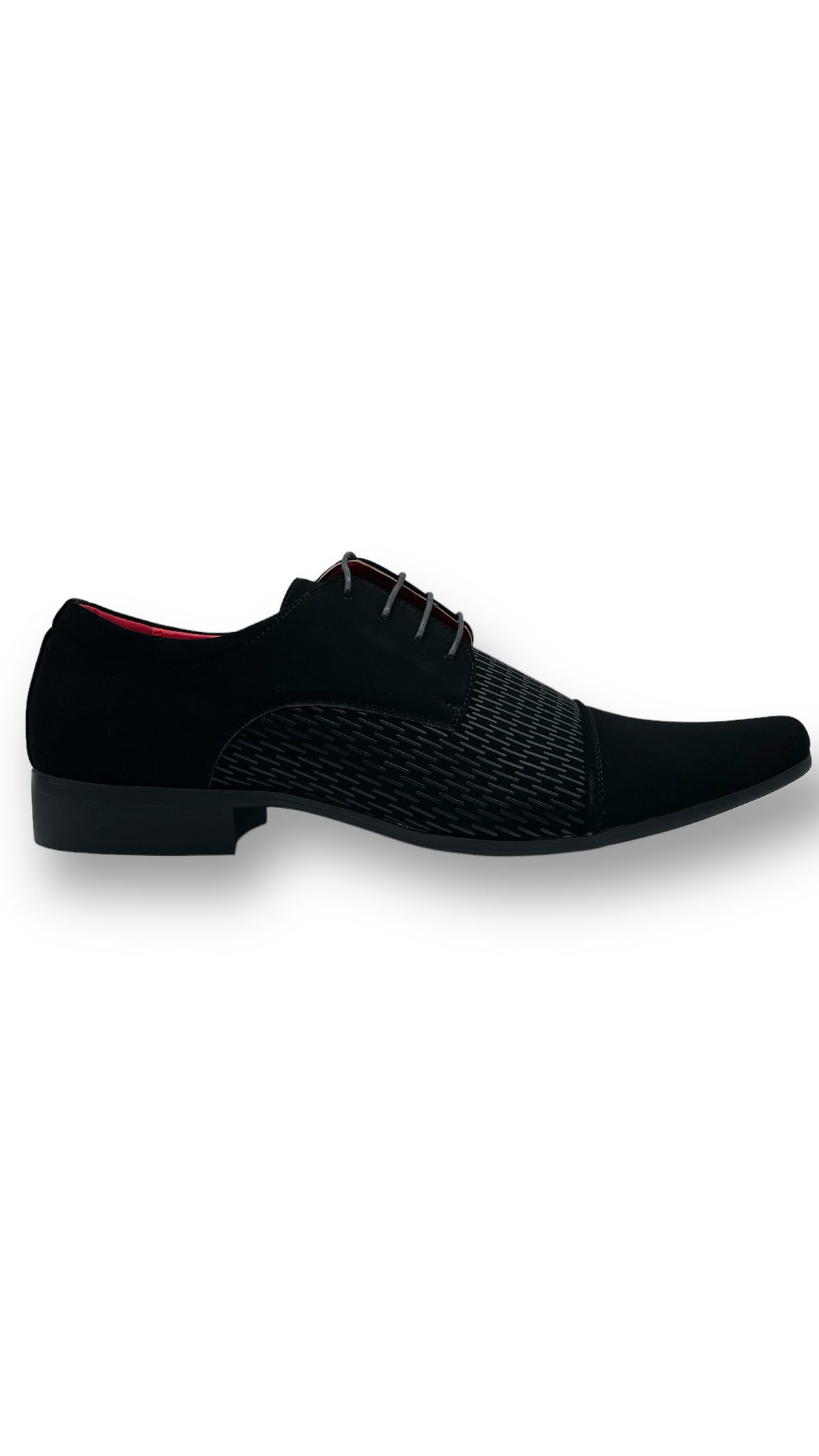 Black Oxford Suede Shoes