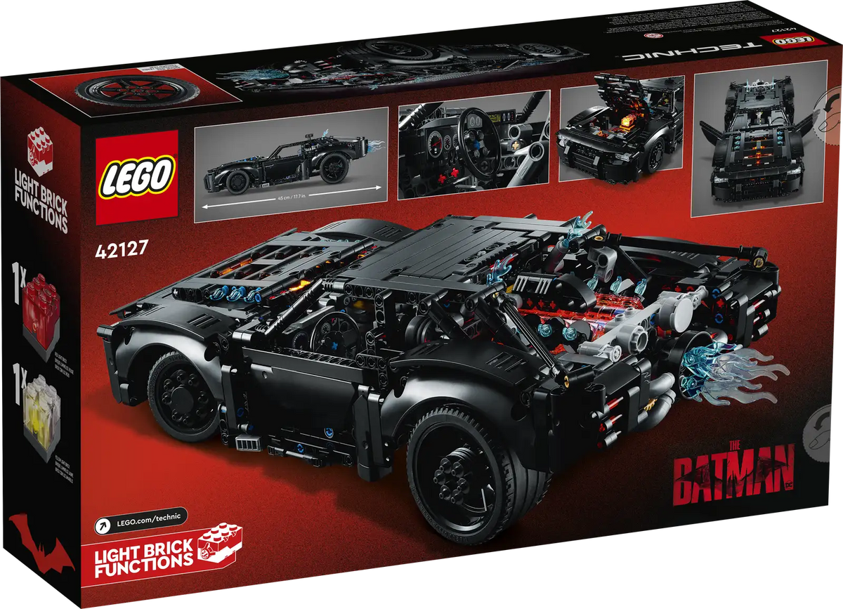 LEGO Technic 42127 THE BATMAN – BATMOBILE Buildable Car Toy