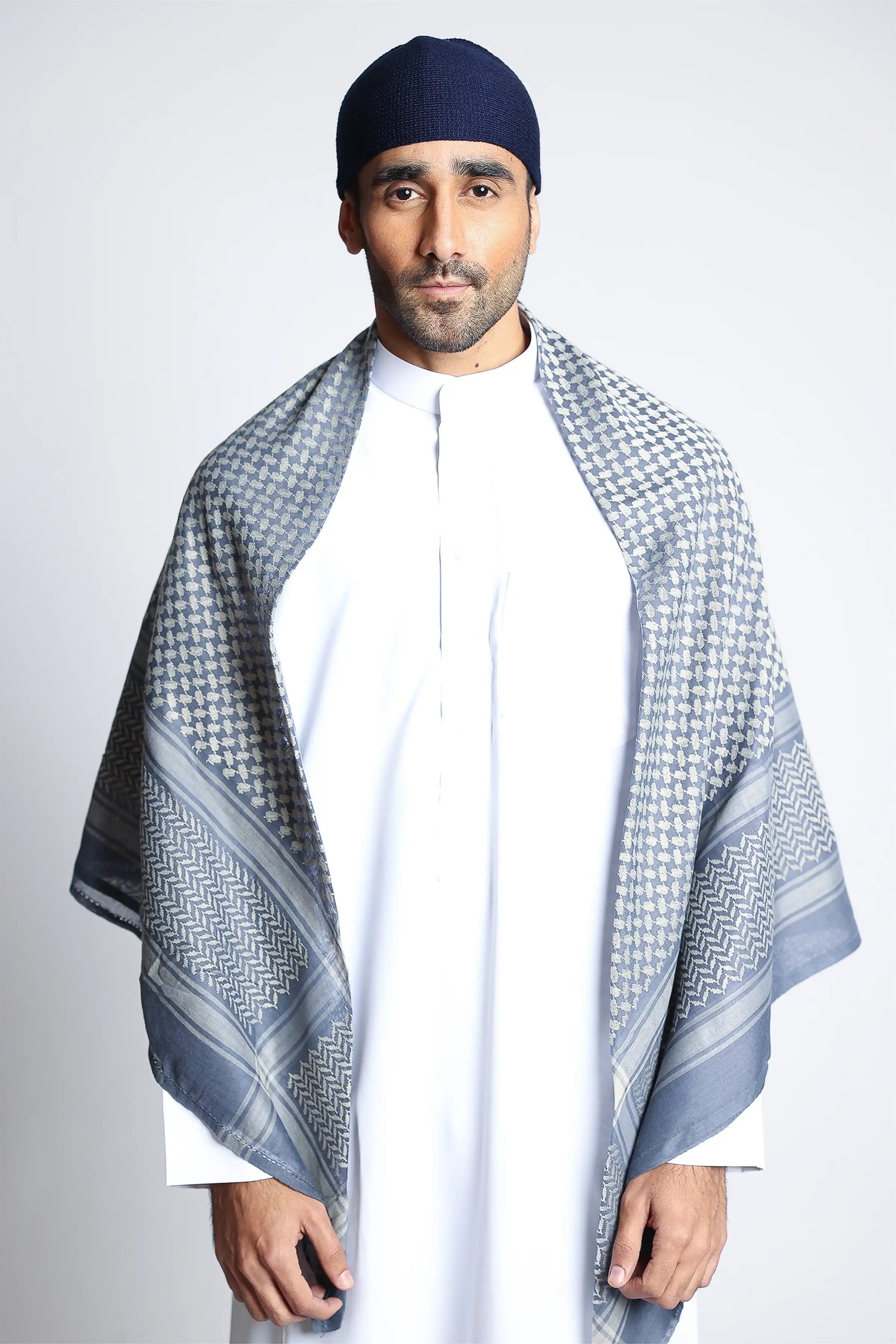 Steel Blue Shemagh
