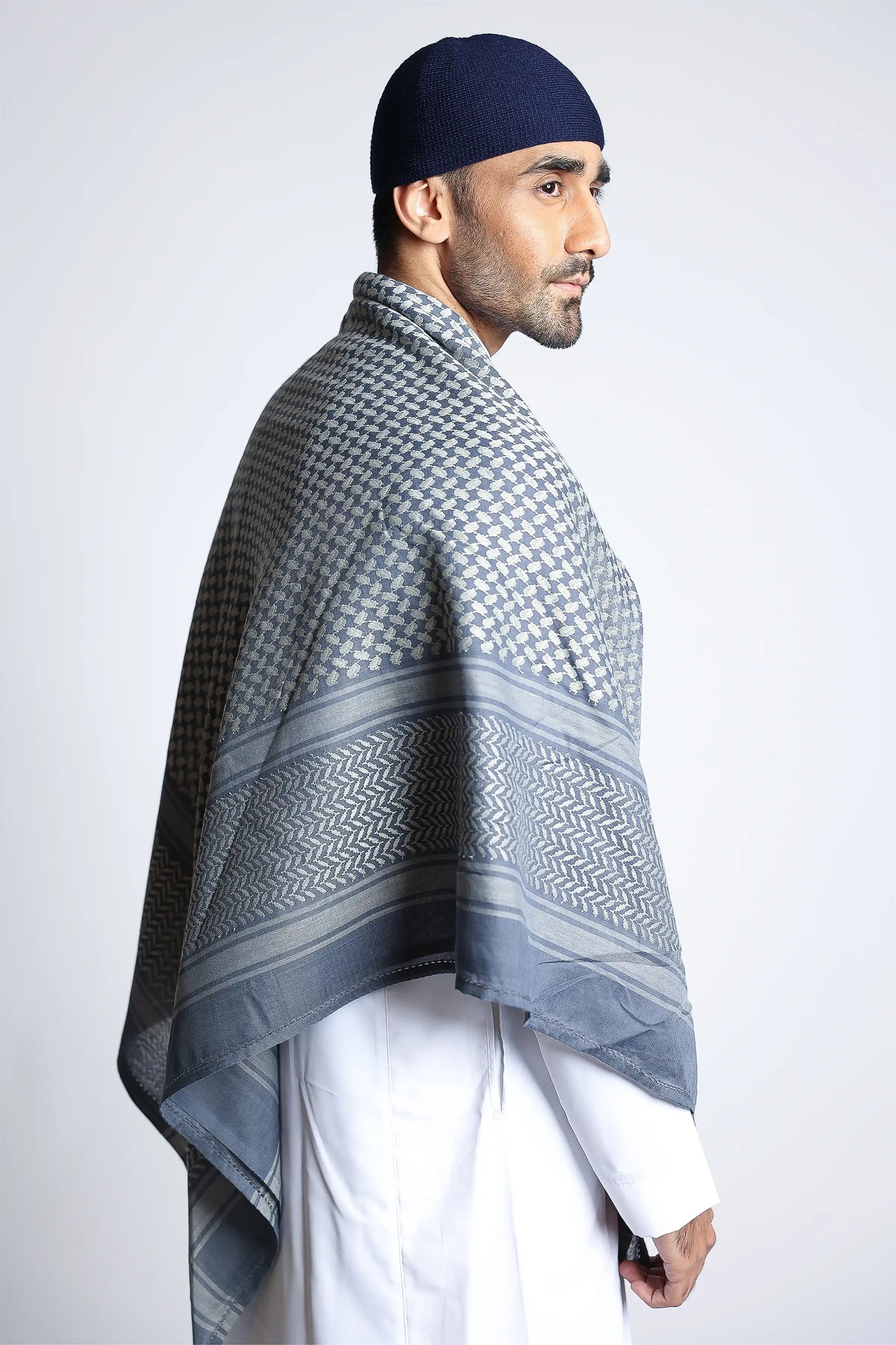 Steel Blue Shemagh