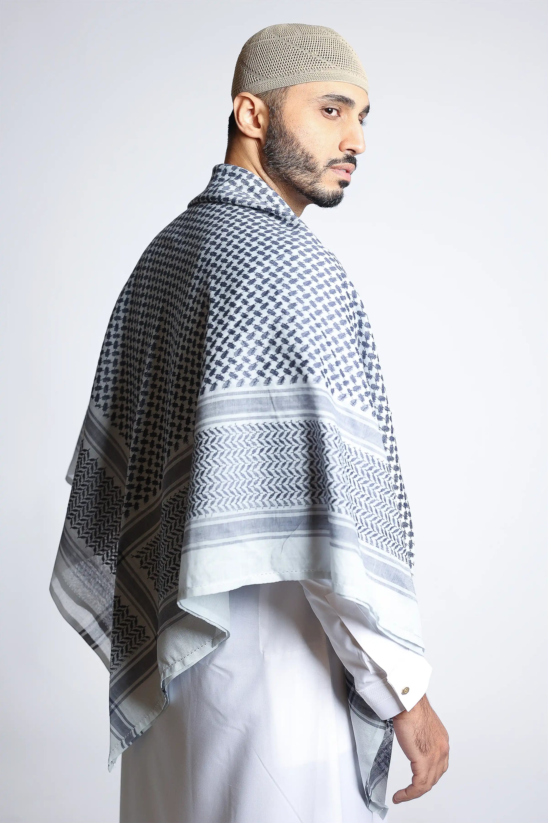 Gunpowder Blue Shemagh