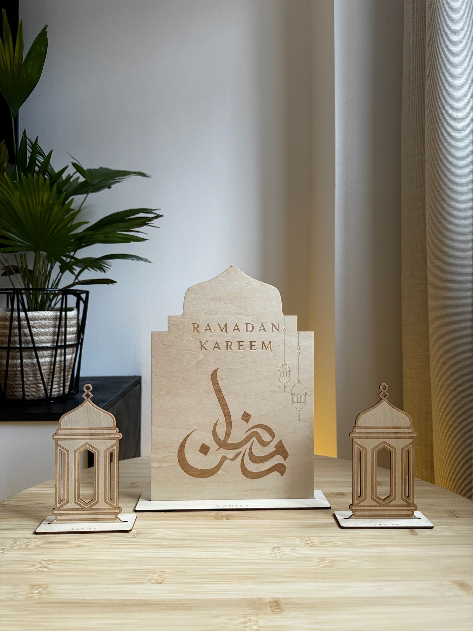 Ramadan Kareem Wooden Decor