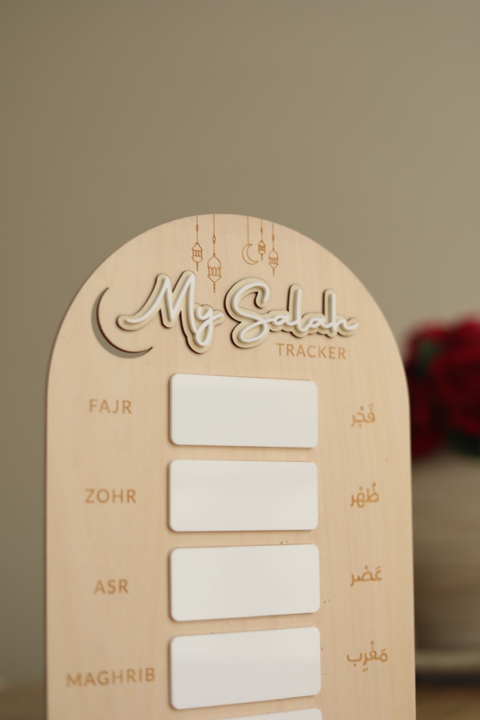 Salah Tracker Board