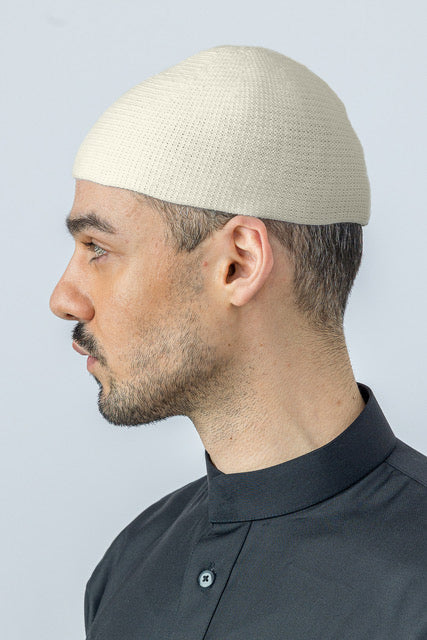 Light Beige Turkish Head Cap