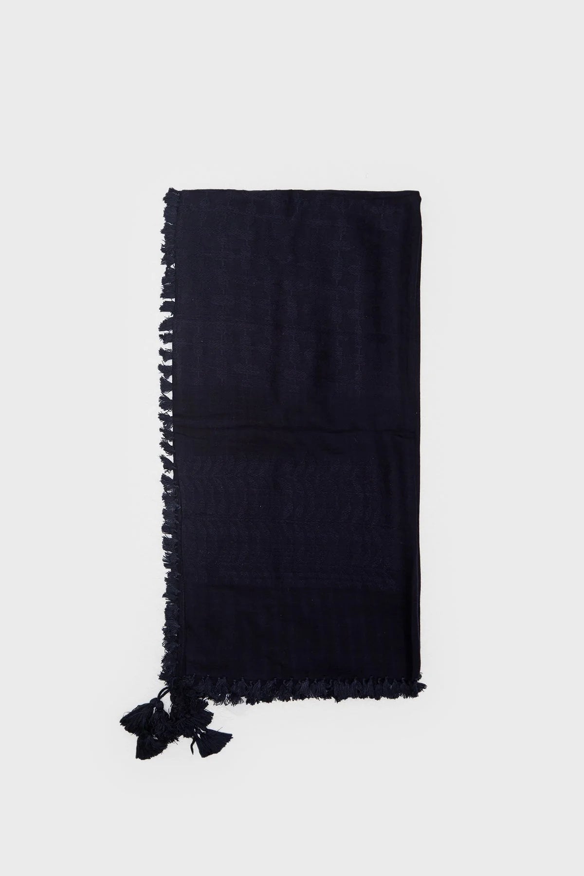 Maritime Blue Bamboo Keffiyeh Scarf