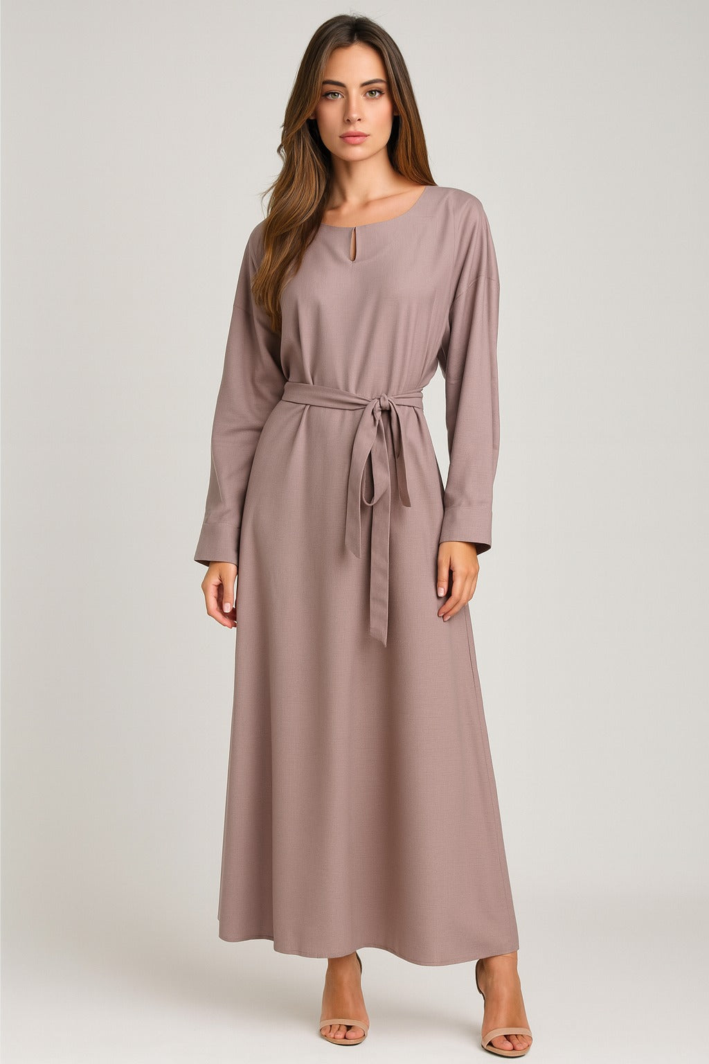 Mauve Classic Abaya