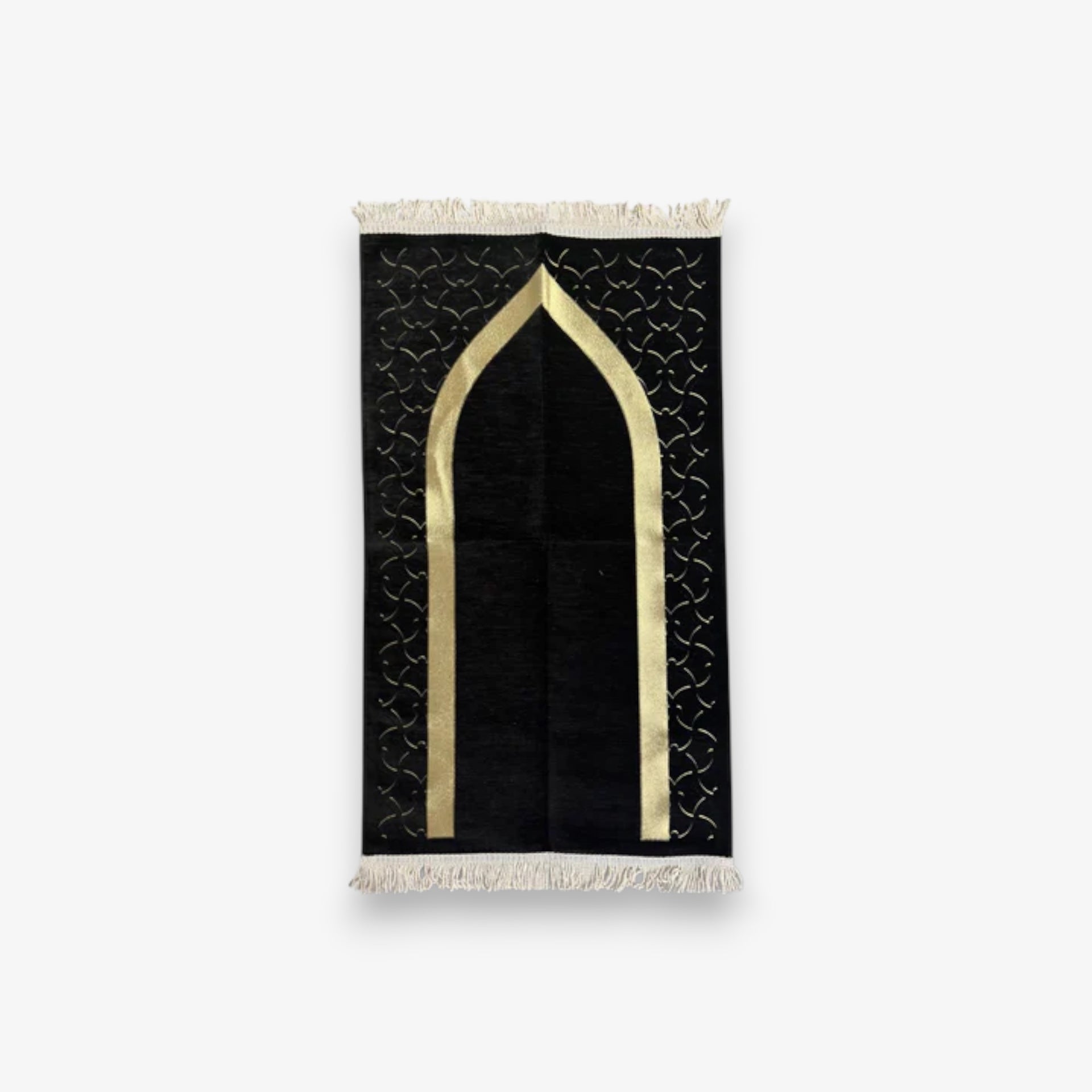 Mihrab Black Prayer Rug