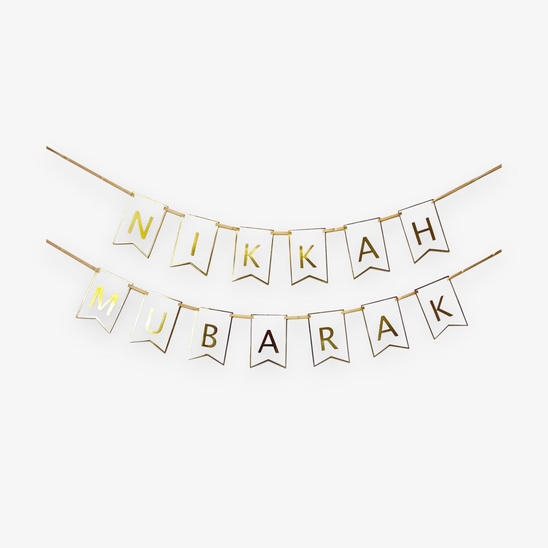 Nikkah Mubarak Pennant Bunting