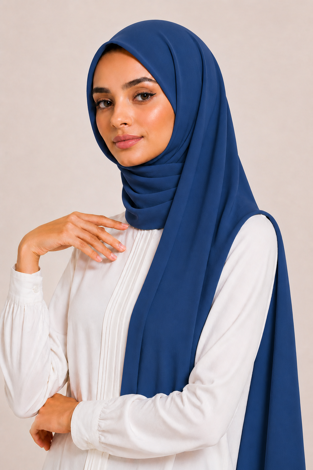 Chiffon Scarf | Ocean Navy