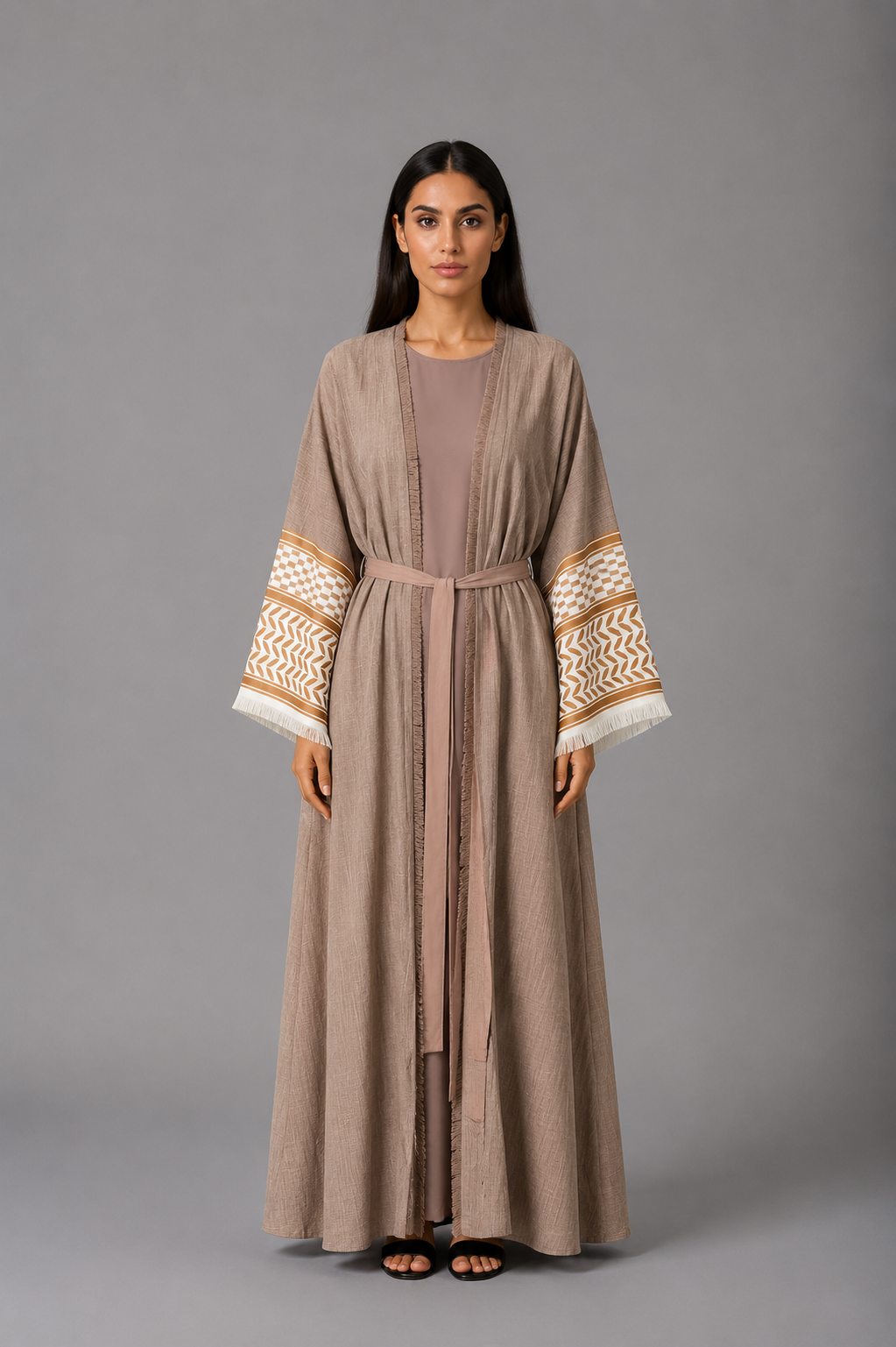 Palestine Abaya Mocha