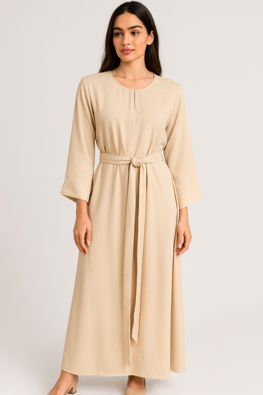 Classic Cream Abaya