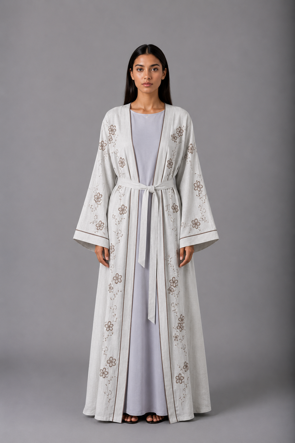 Petal Veil Abaya