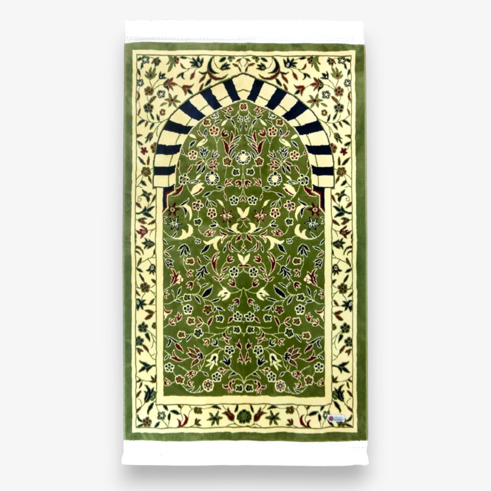 Rawda Prayer Mat - Green with Handbag