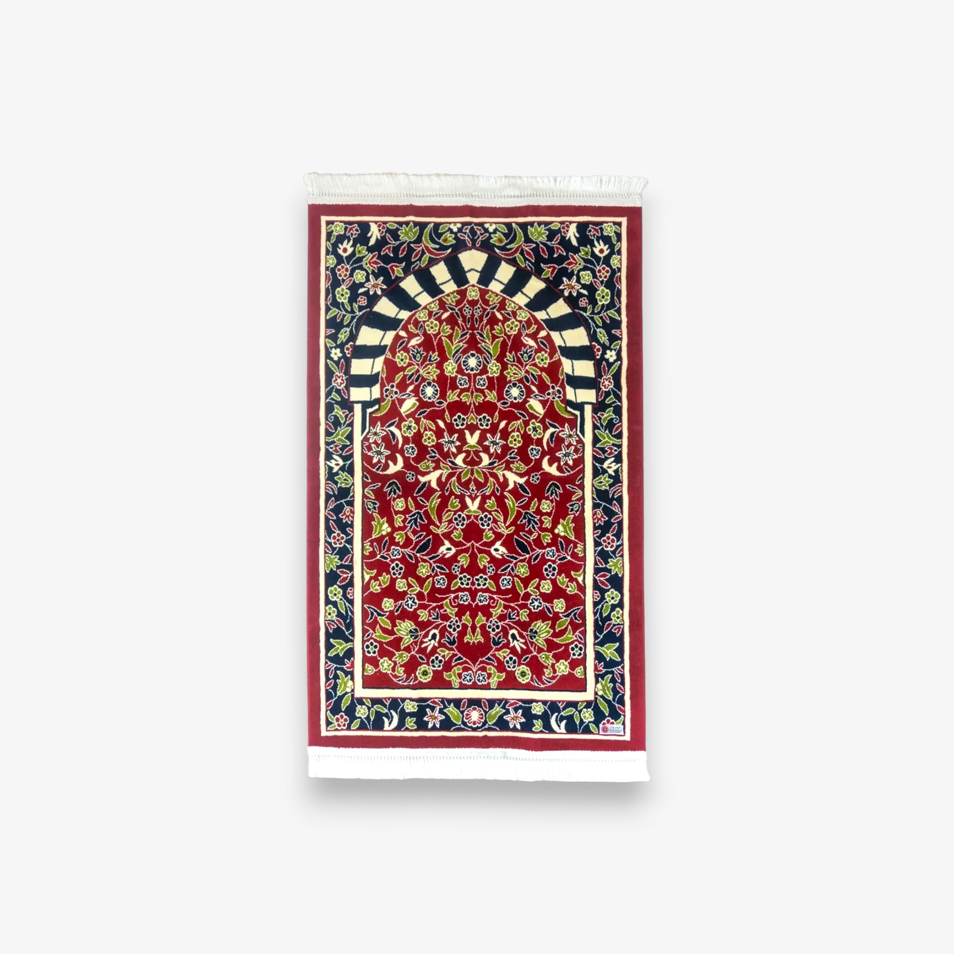 Rawda Prayer Mat - Red with Handbag