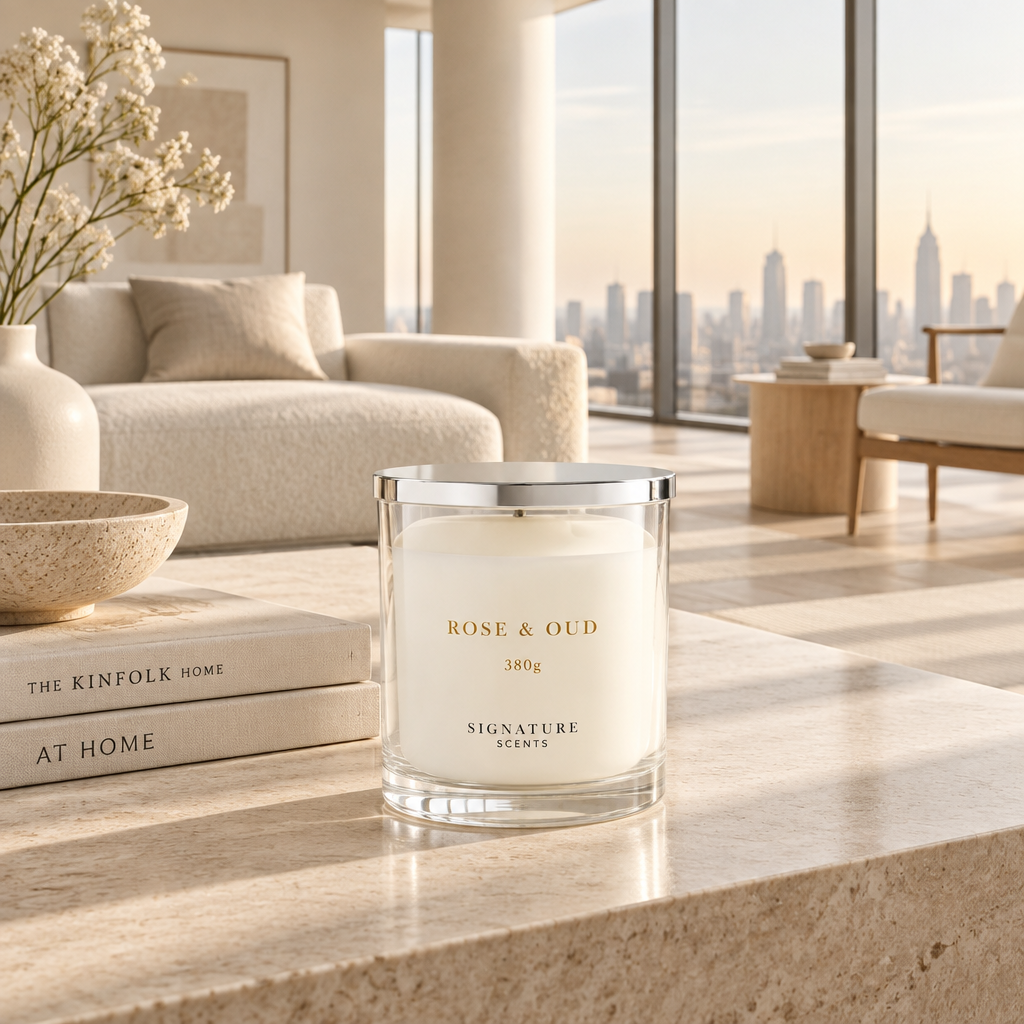 Rose & Oud Candle 380gm