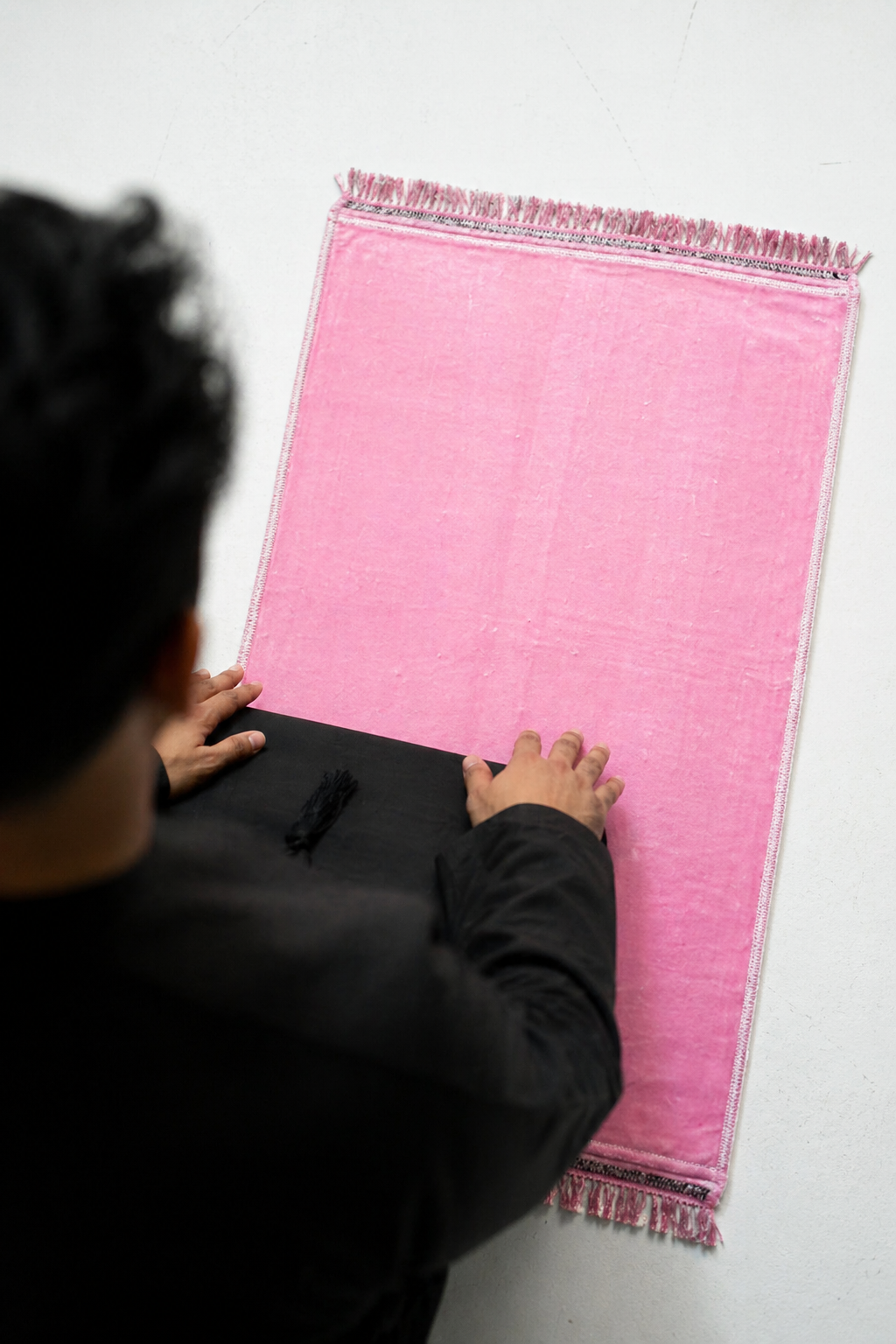 Rose Pink Foam Prayer Mat