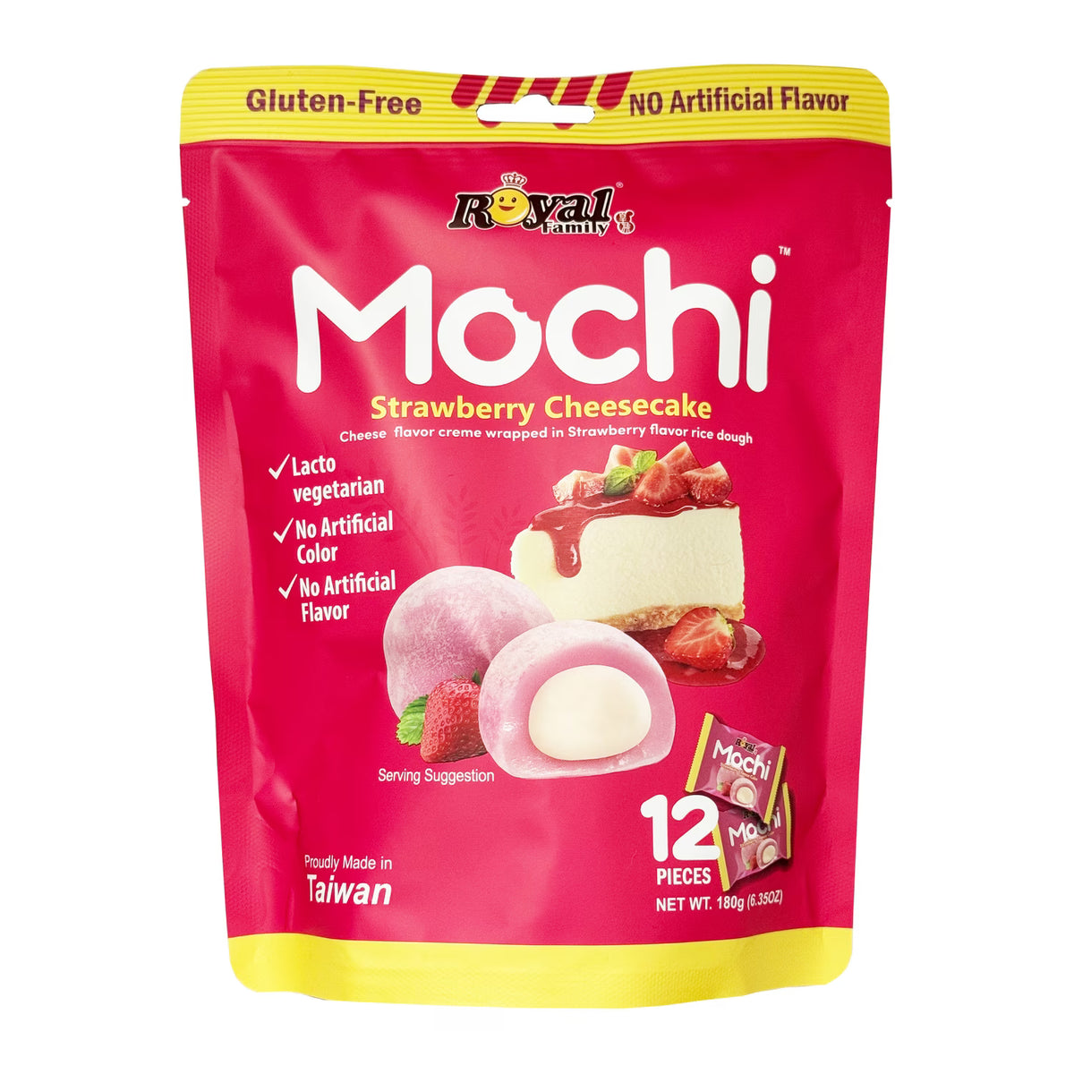 Royal Family Strawberry Cheesecake Mochi 120G