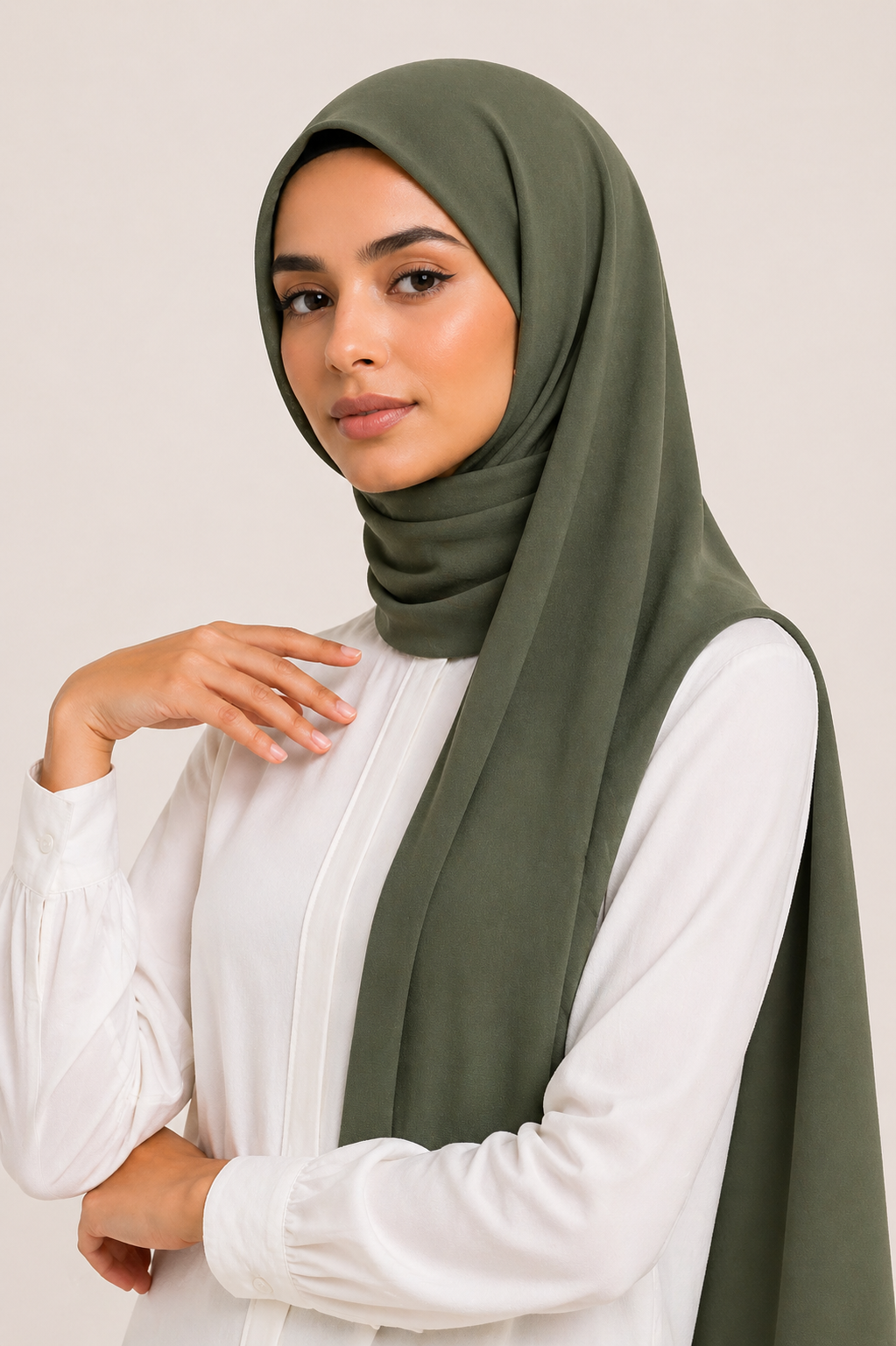 Chiffon Scarf | Sage Green
