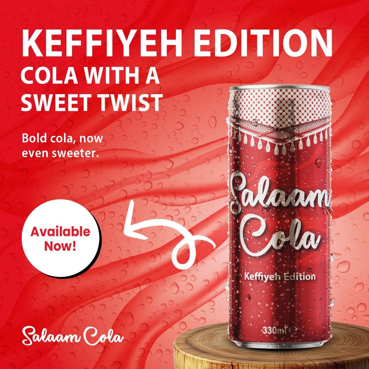 Salaam Cola – Limited Keffiyeh Edition