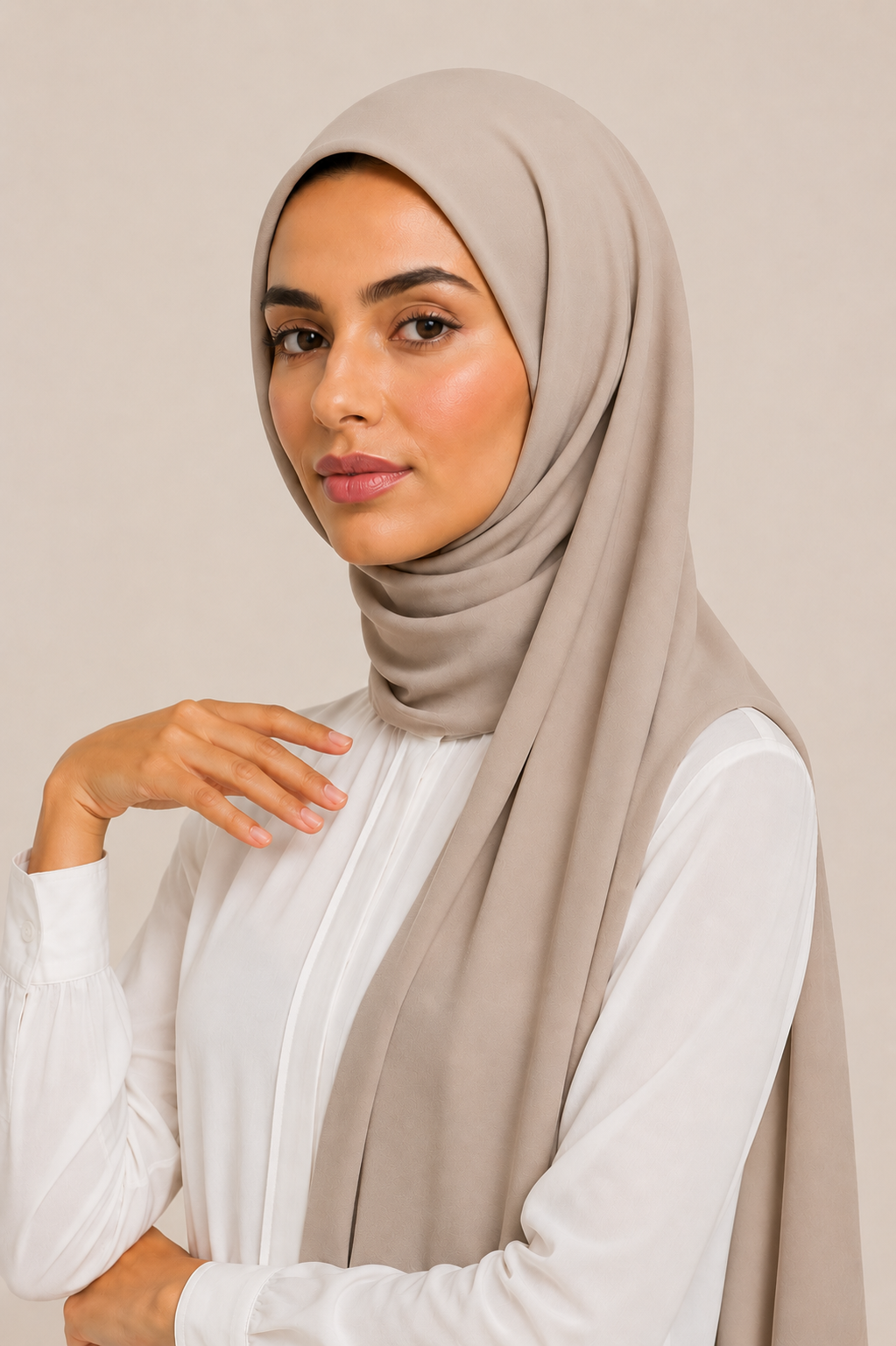 Chiffon Scarf | Sandstone