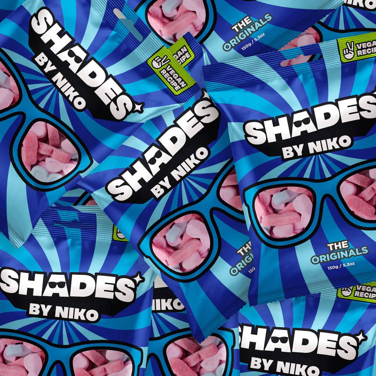 Shades by Niko The Originals Flavour Sweets Bag 150g