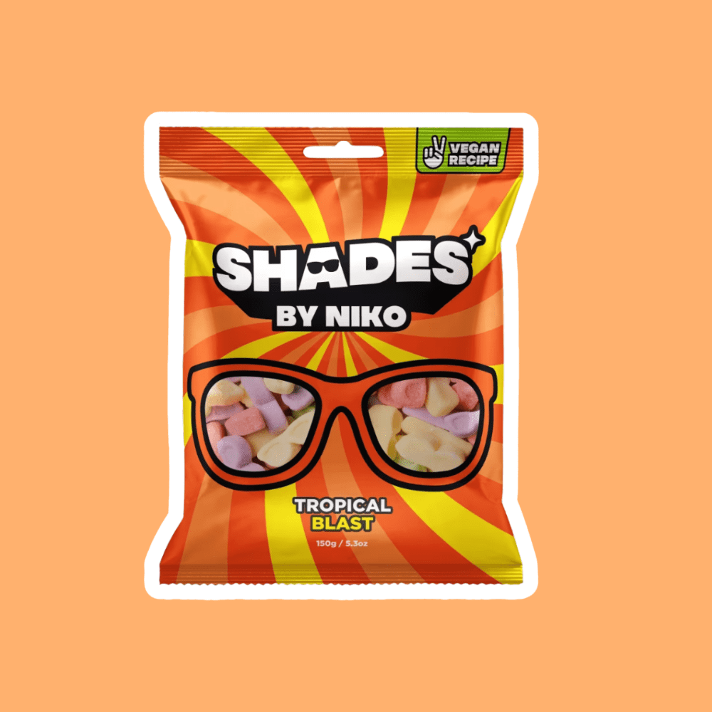 Shades by Niko Tropical Blast Flavour Sweets Bag 150g