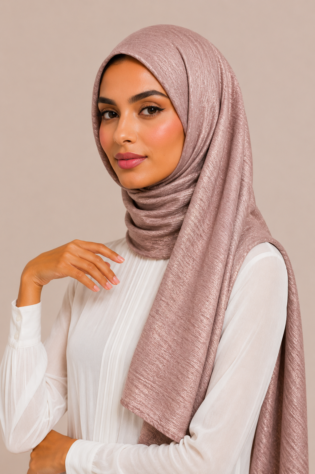 Shimmer Scarf | Pink