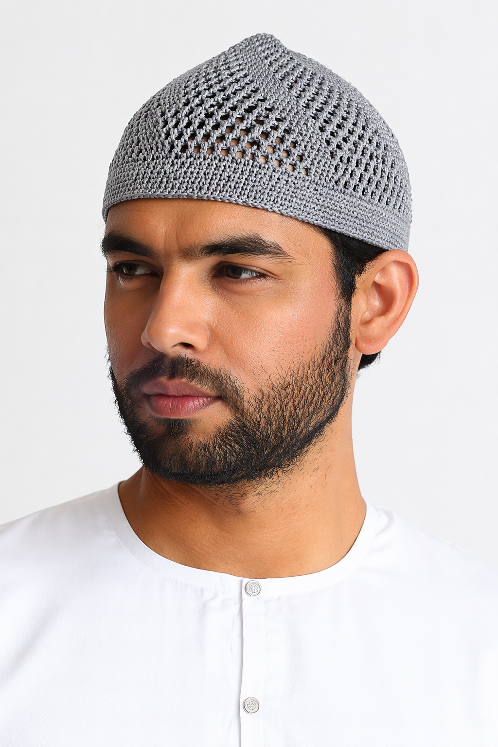 Soylu Grey Prayer Hat